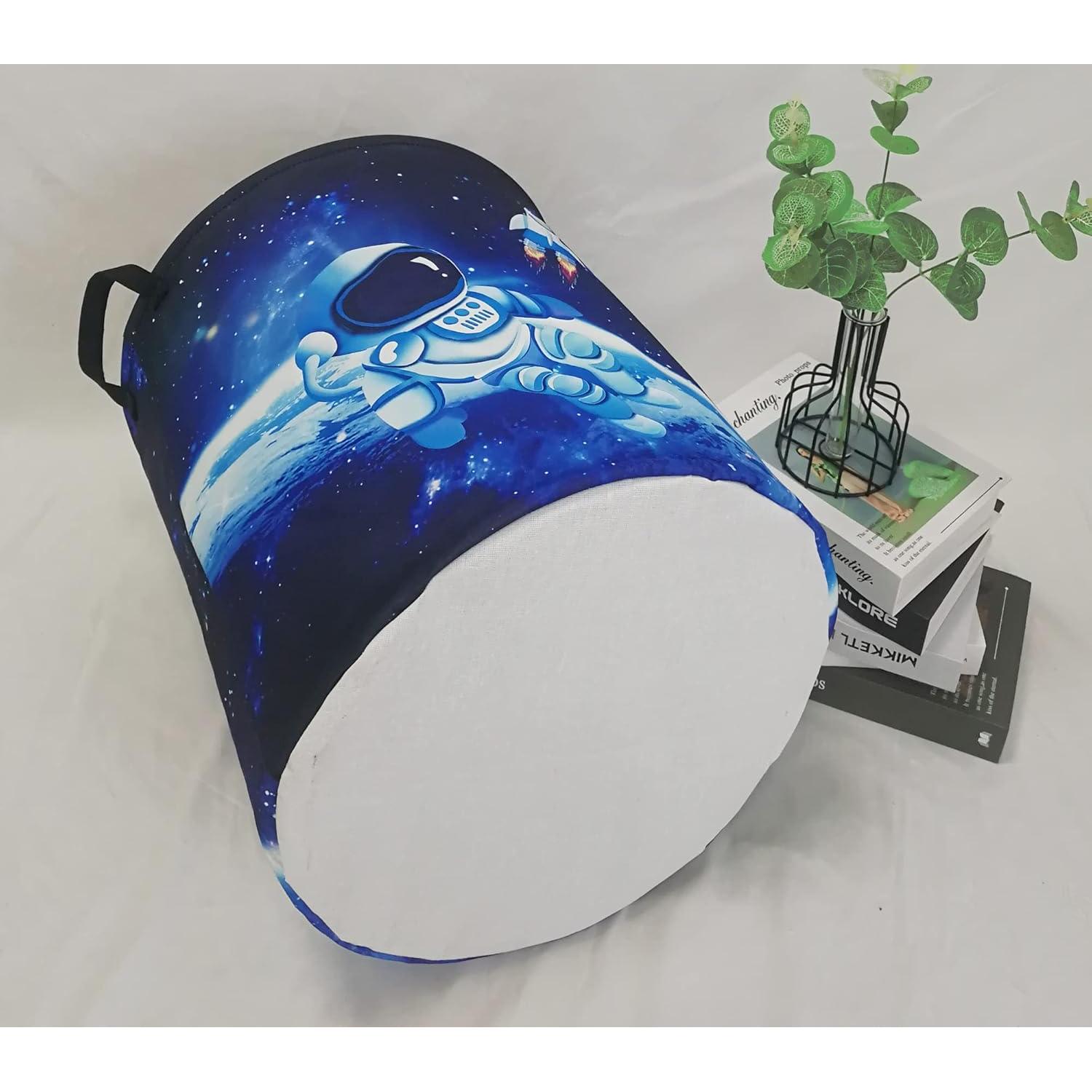 Cesta de Almacenamiento para Niños MAIZMZ 63L Lienzo Astronautas