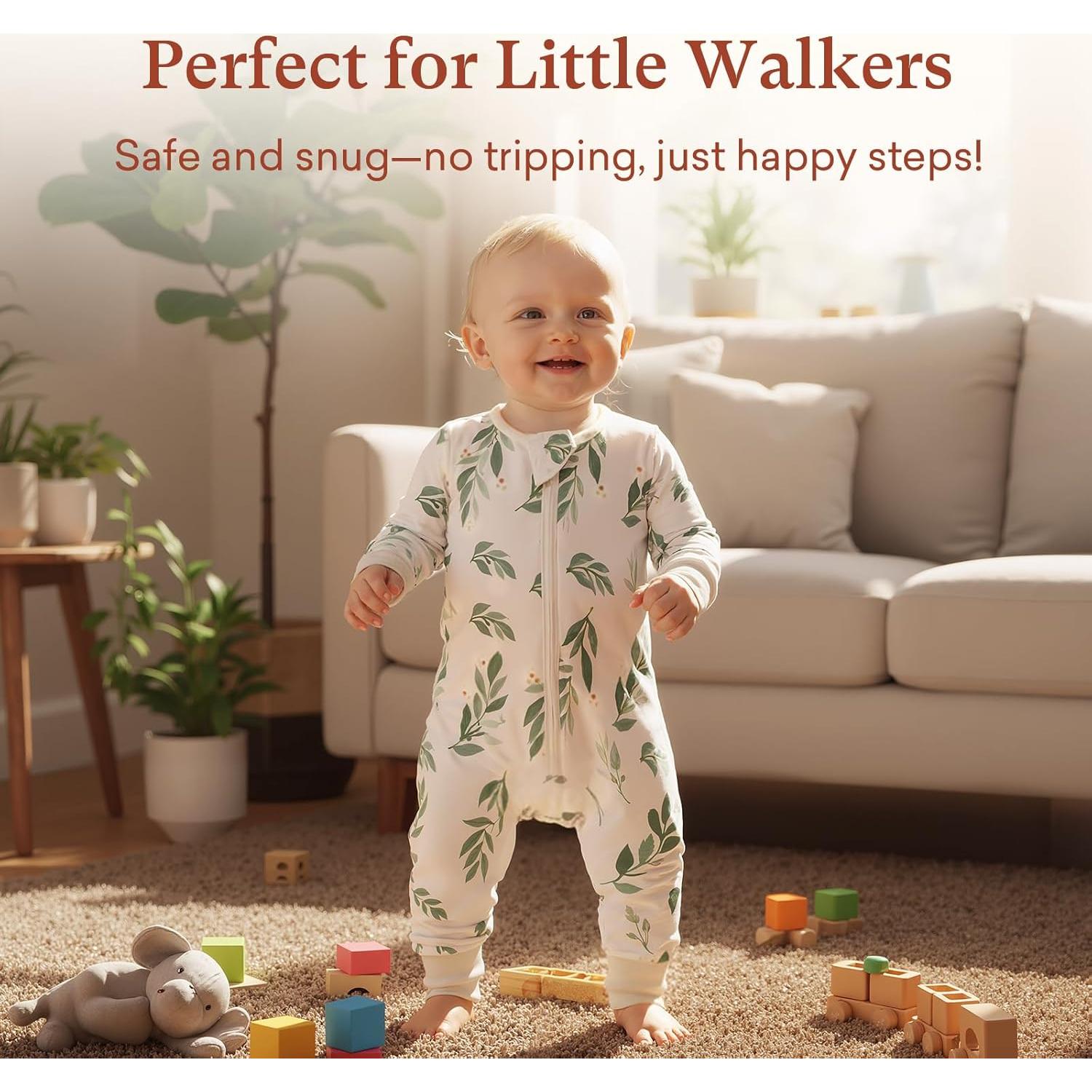 Saco de Sueño Littogoose Bebés 1.0 TOG Manga Larga con Pies