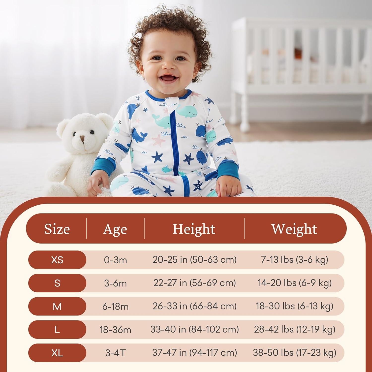 Saco de Sueño Littogoose Bebés 1.0 TOG Manga Larga con Pies