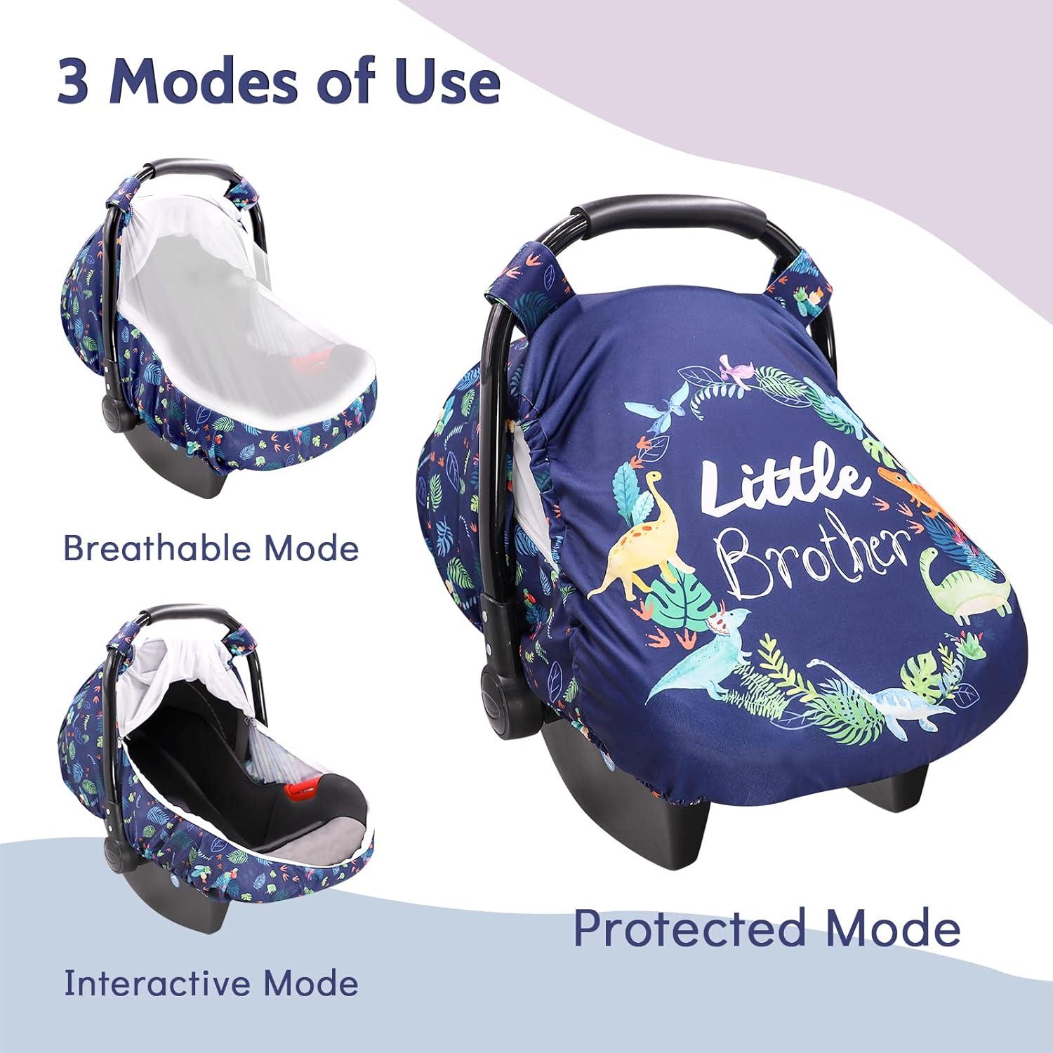 Funda de Asiento de Coche para Bebés SWESEN Dinosaurio