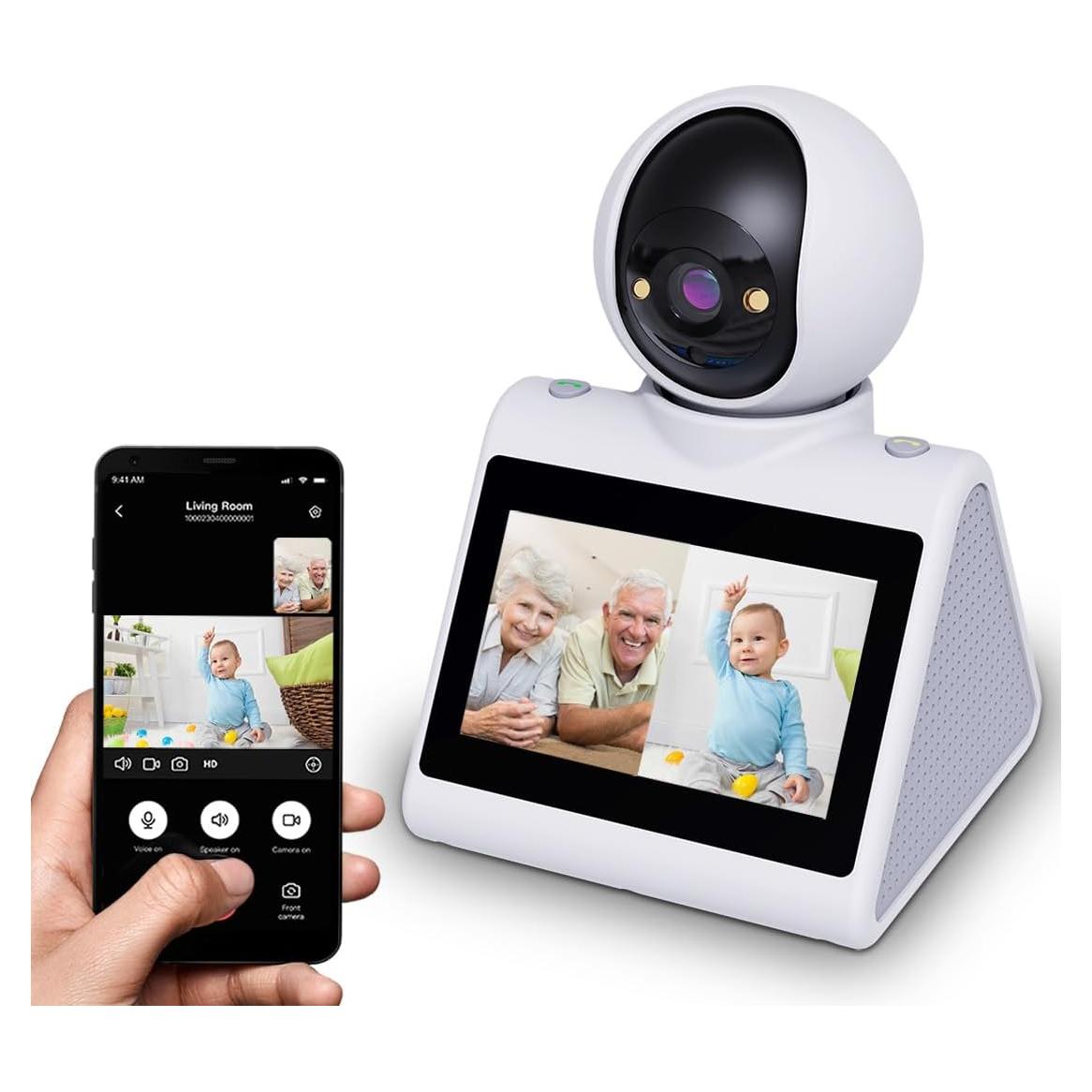 Cámara de Video Bidireccional CIAJIE 1080p para Interior