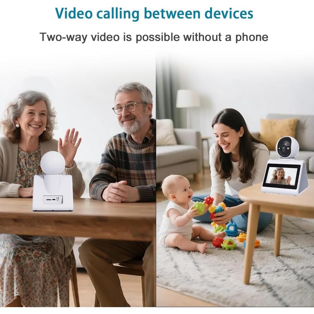 Cámara de Video Bidireccional CIAJIE 1080p para Interior