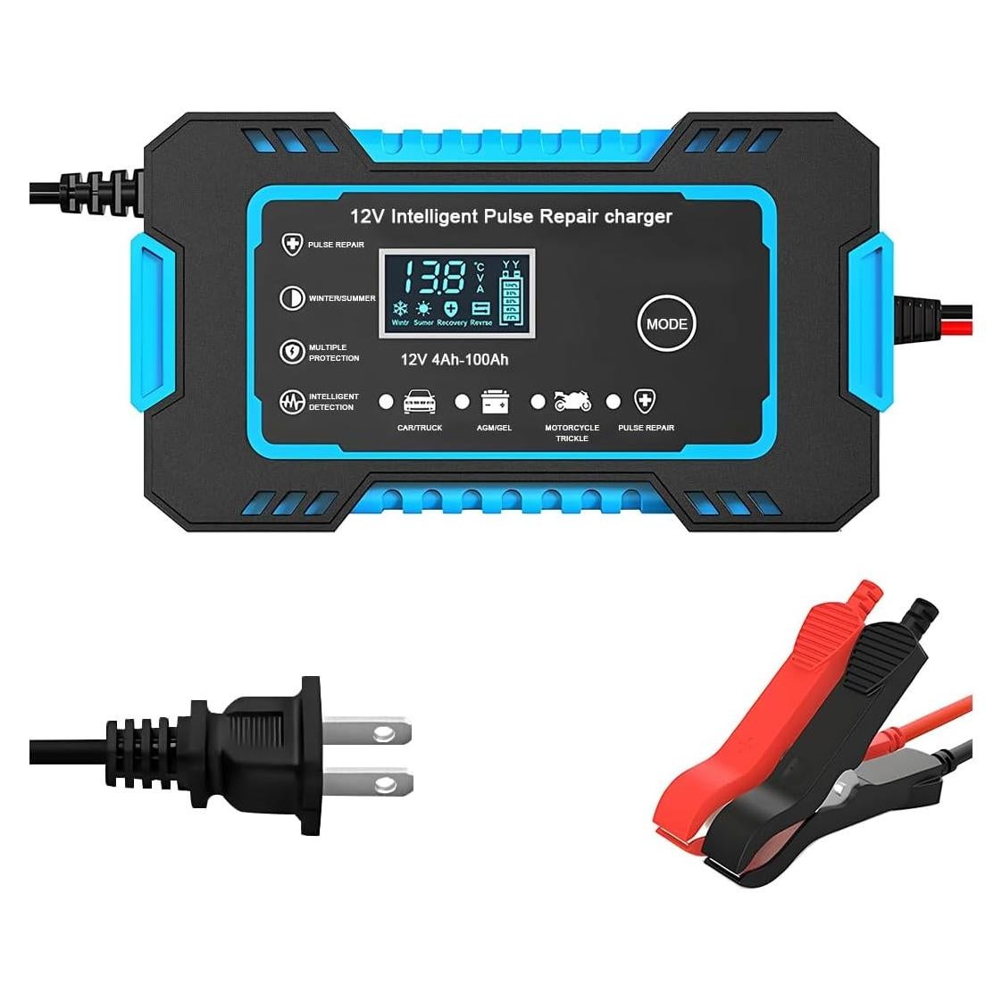 Cargador de Batería de Coche Mandark 12V 6A Inteligente