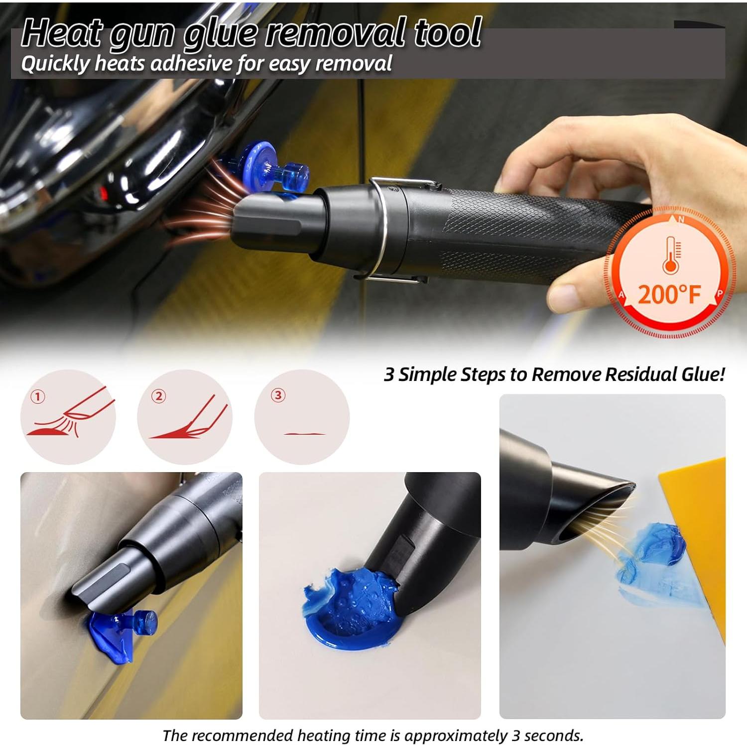 Kit de Reparación de Abolladuras Super PDR 93 Piezas