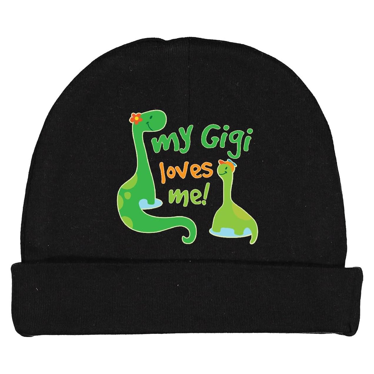 Gorro Beanie Dinosaurio Gigi Me Ama para Bebé Negro