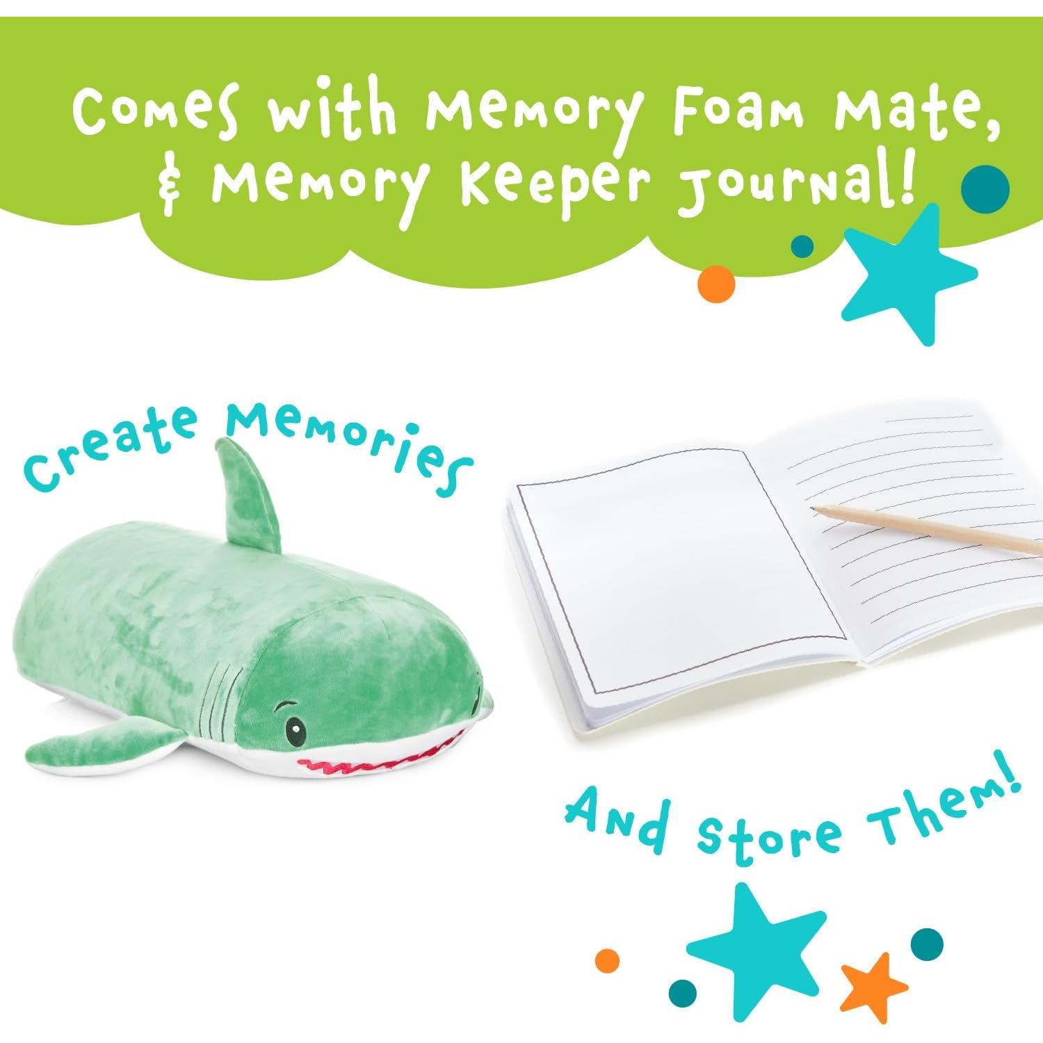 Almohada de Espuma con Memoria Jake el Tiburón 38 cm