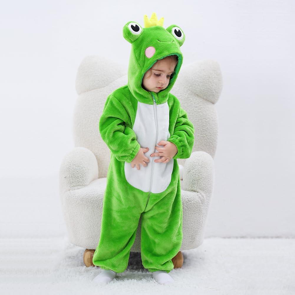 Disfraz de Rana para Bebé Unisex 3-36 Meses Pijama