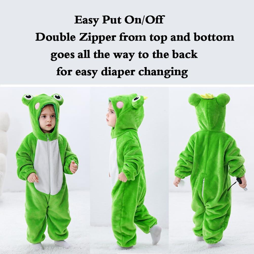 Disfraz de Rana para Bebé Unisex 3-36 Meses Pijama