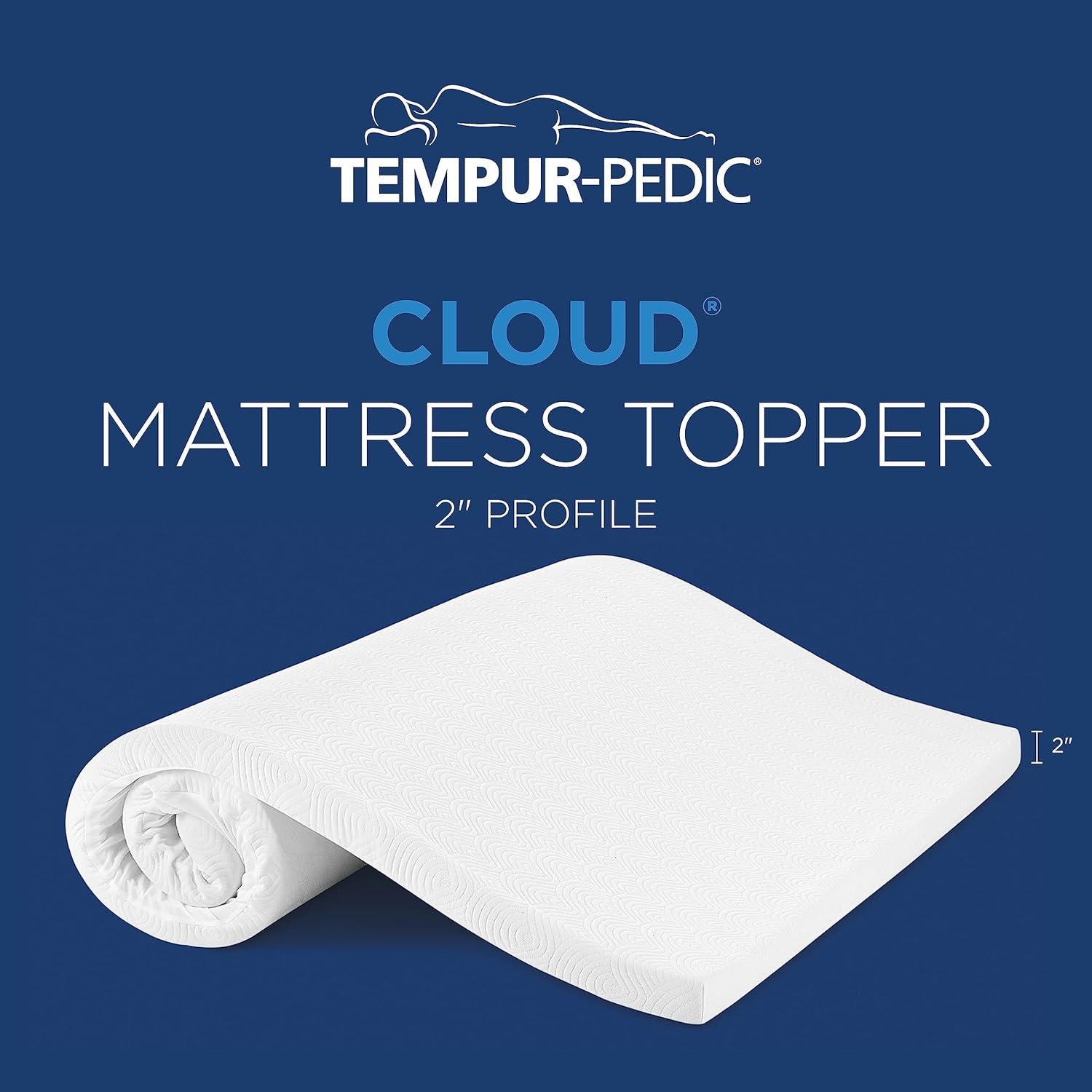 Cubierta de Colchón Tempur-Pedic Individual 5.08 cm Espuma Viscoelástica