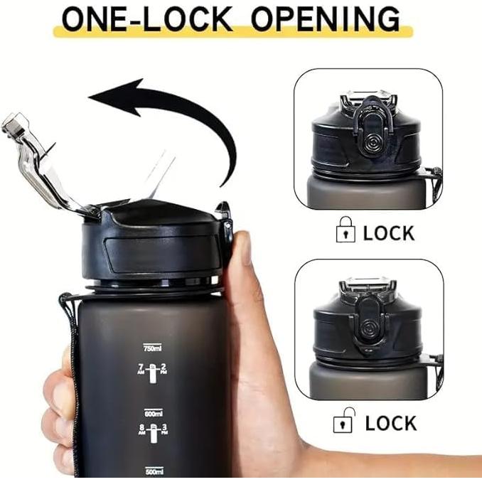 Botella de Agua Deportiva Spirit 0.95L a Prueba de Fugas