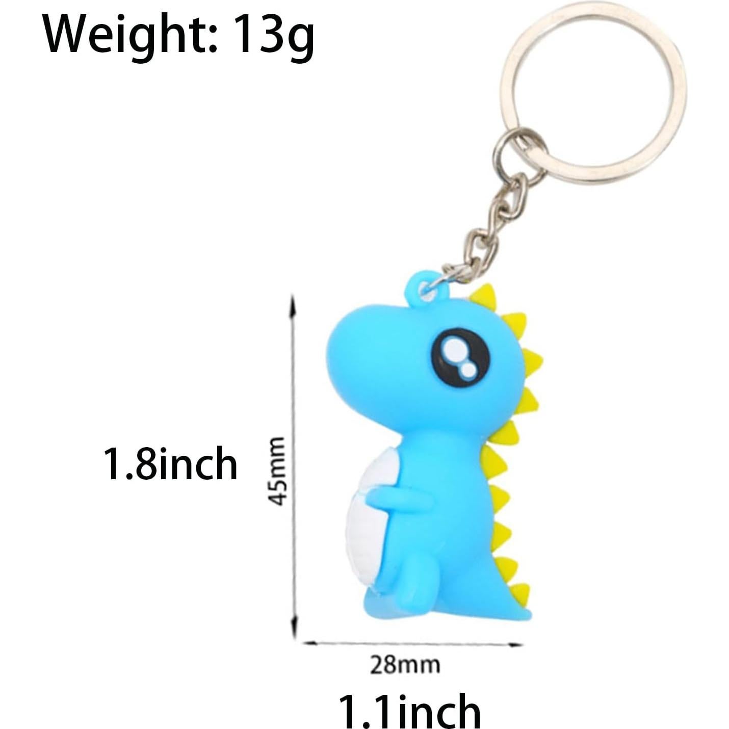 Llavero de Dinosaurio Colorido Poyamuse para Niños