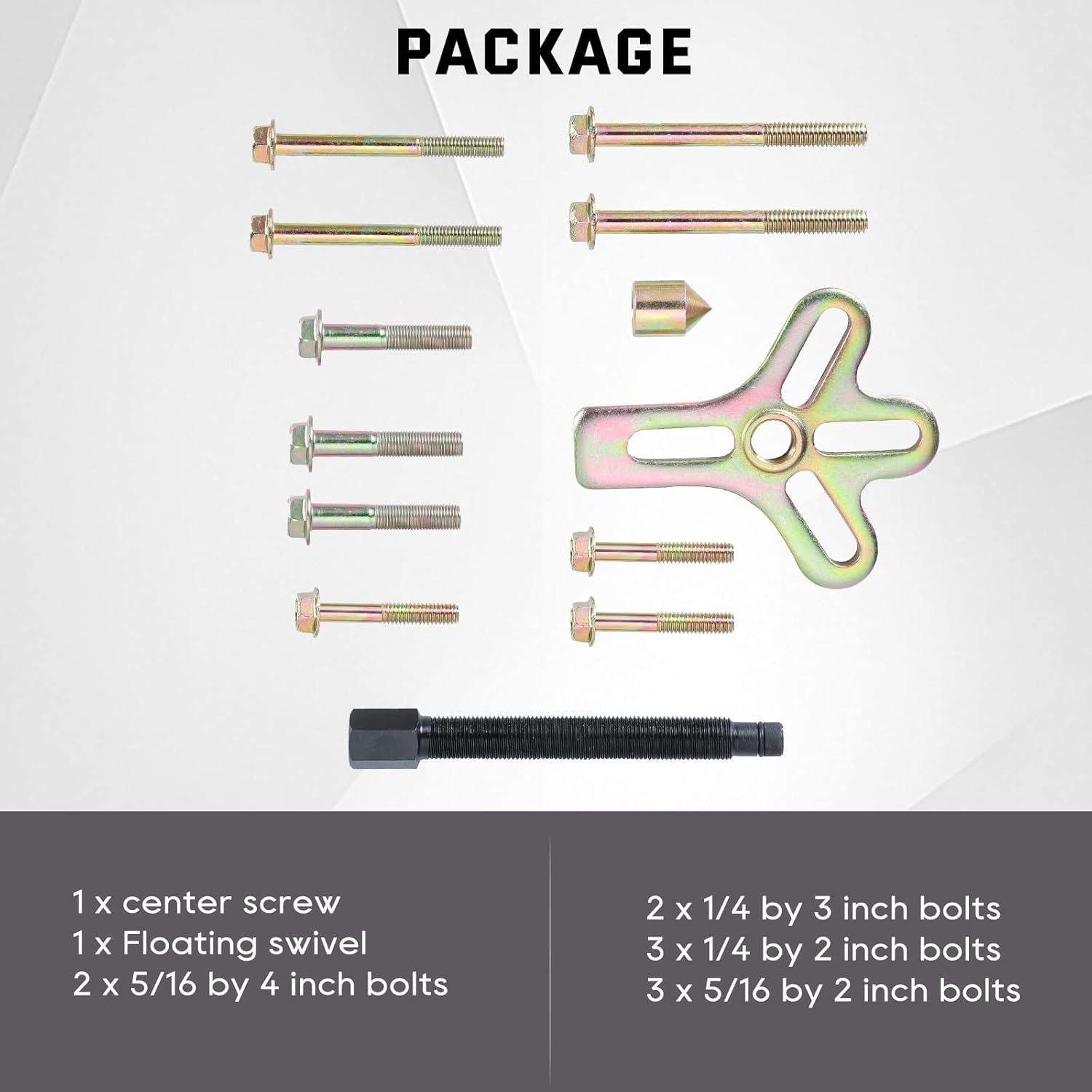 Extractor de Volante de Armónicos ATP 13 Piezas 1,23 kg
