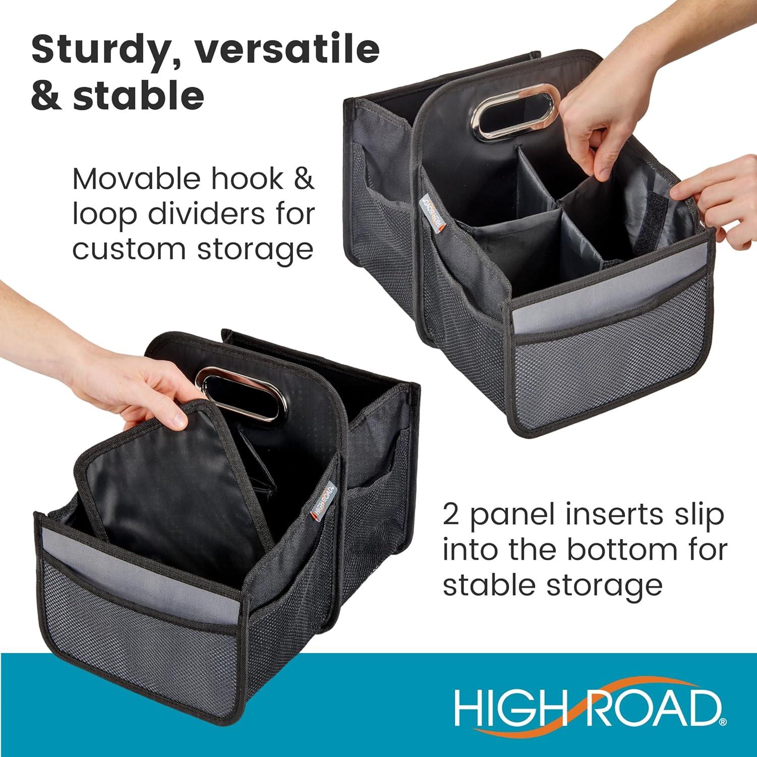 Caddy Organizador de Asiento Carro High Road Negro 34x24cm