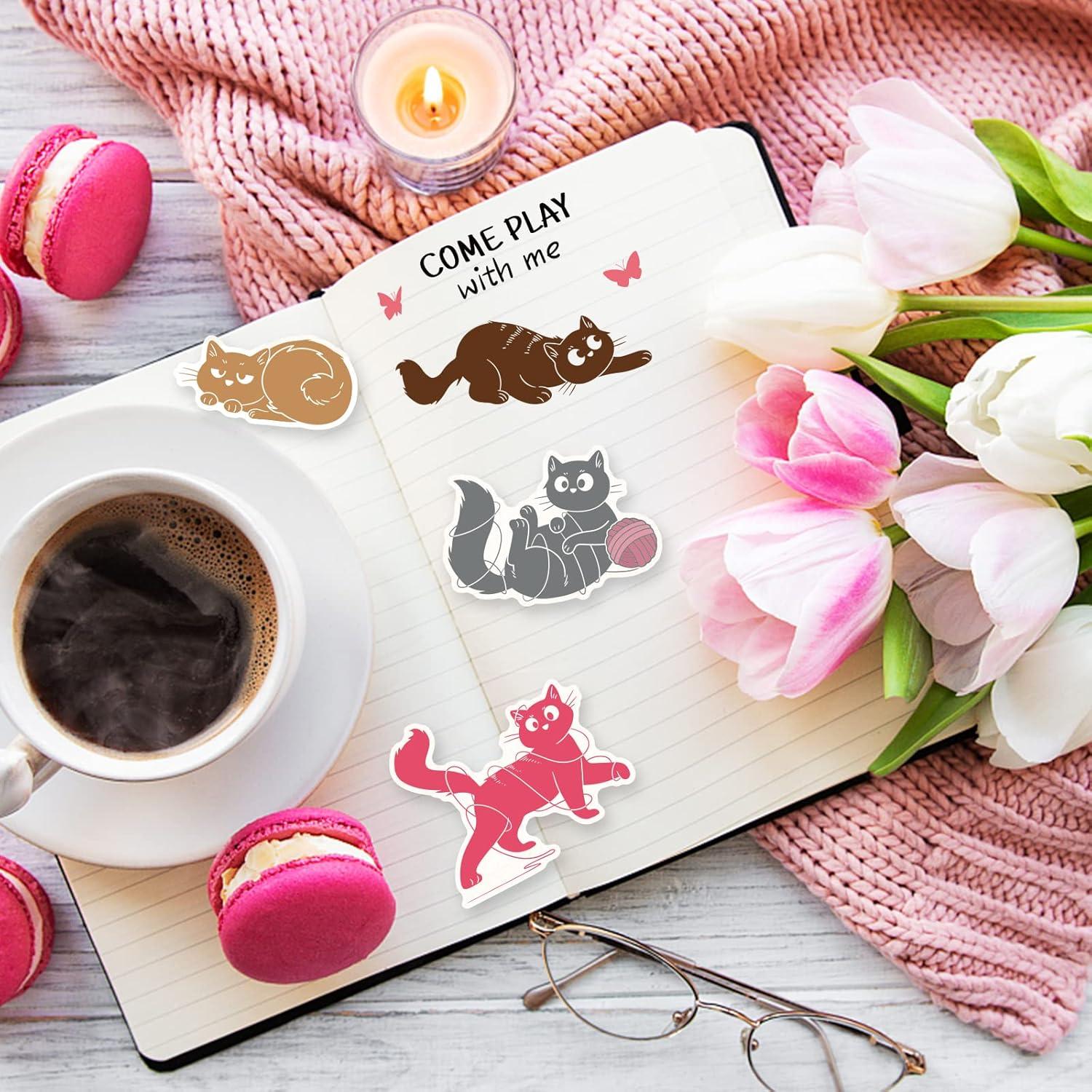 Conjunto de Sellos y Troqueles de Gato INFUNLY 16x11 cm