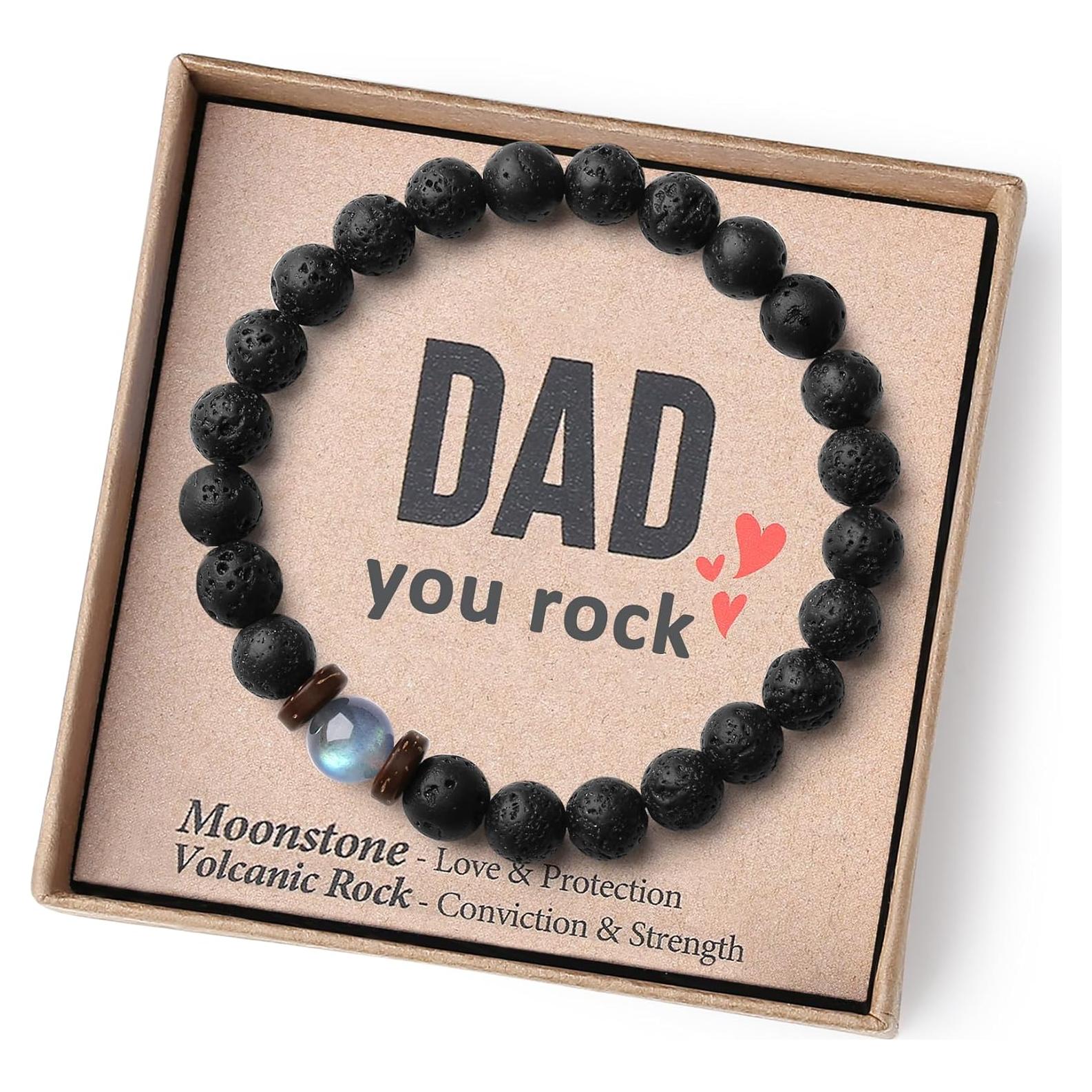 Pulsera de Piedra Preciosa para Papá - THEMEROL - 21.08 cm