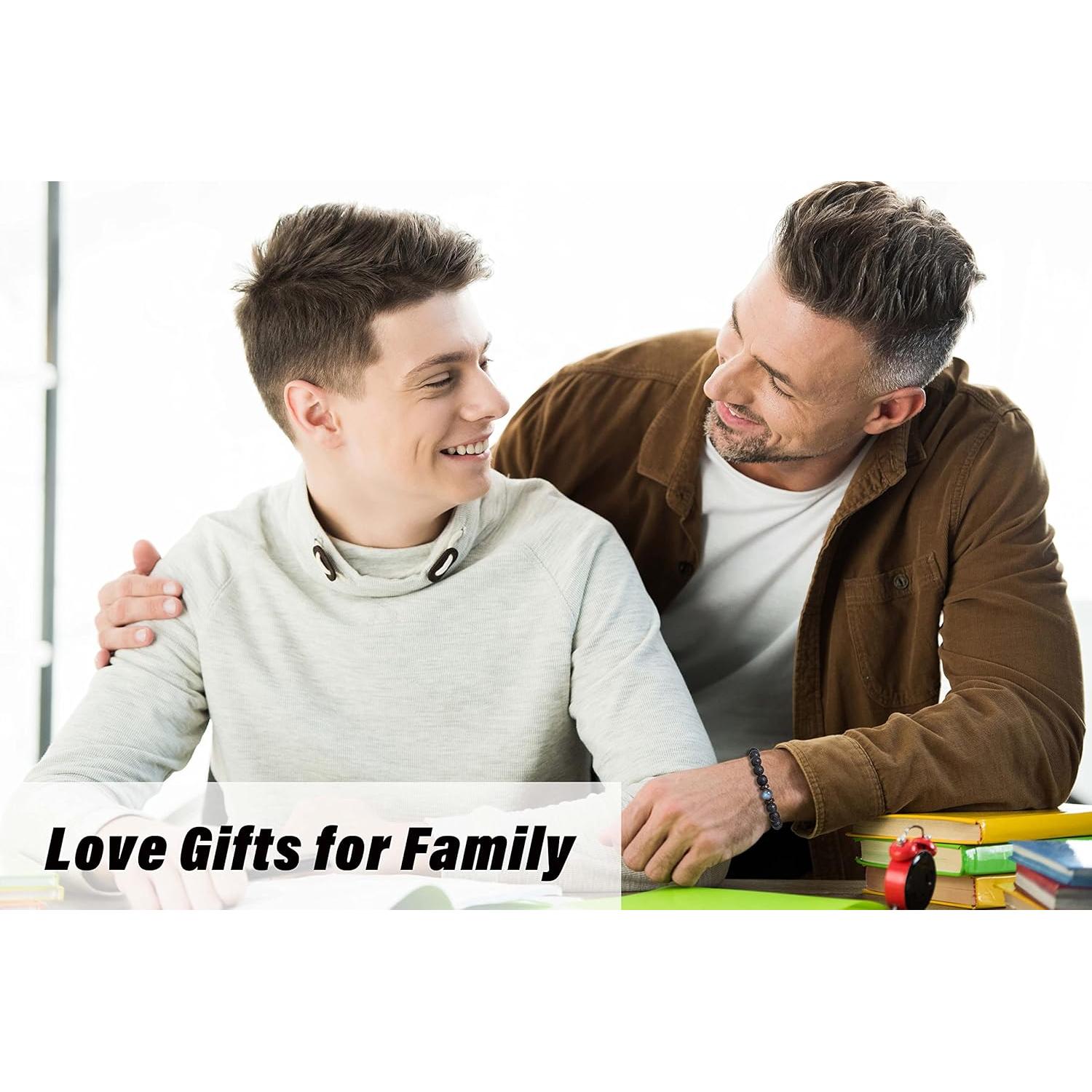 Pulsera de Piedra Preciosa para Papá - THEMEROL - 21.08 cm