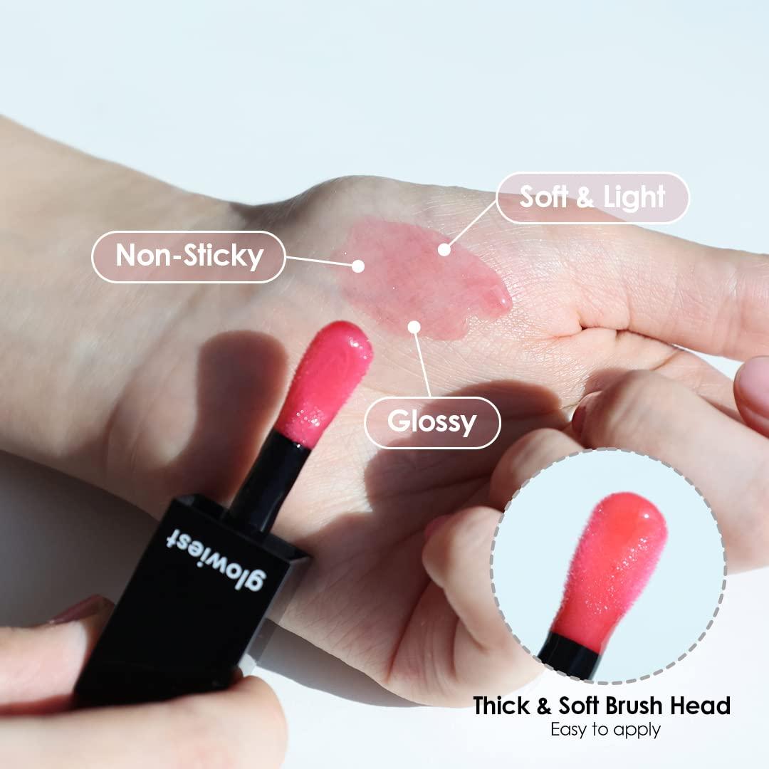 Aceite Labial Glowiest EFFORTLESS 001 Rosa Roja - 4.8g