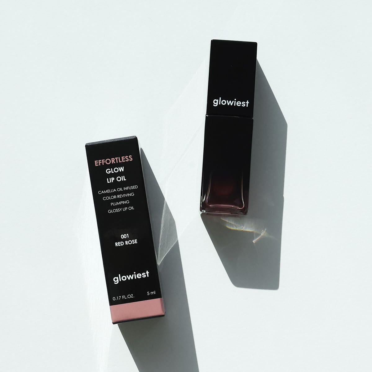 Aceite Labial Glowiest EFFORTLESS 001 Rosa Roja - 4.8g