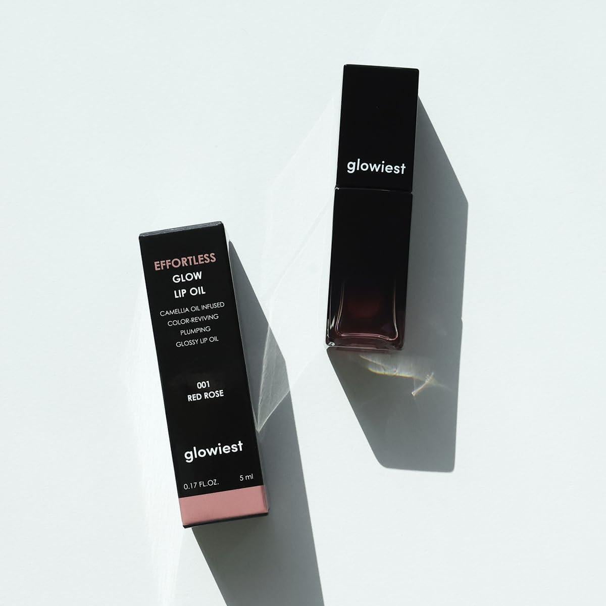 Aceite Labial Glowiest EFFORTLESS 001 Rosa Roja - 4.8g