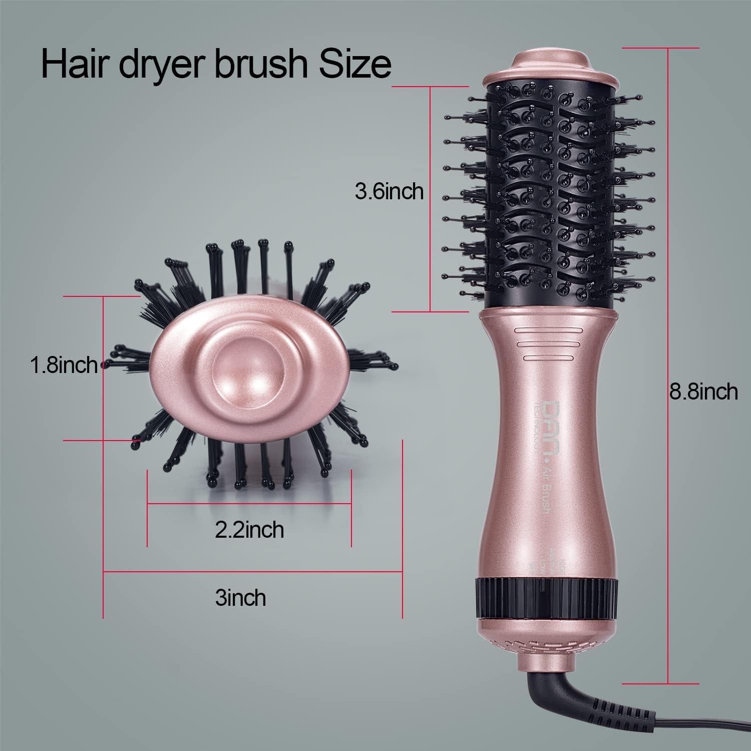 Cepillo Secador y Volumizador DAN Technology 600W 5.08cm