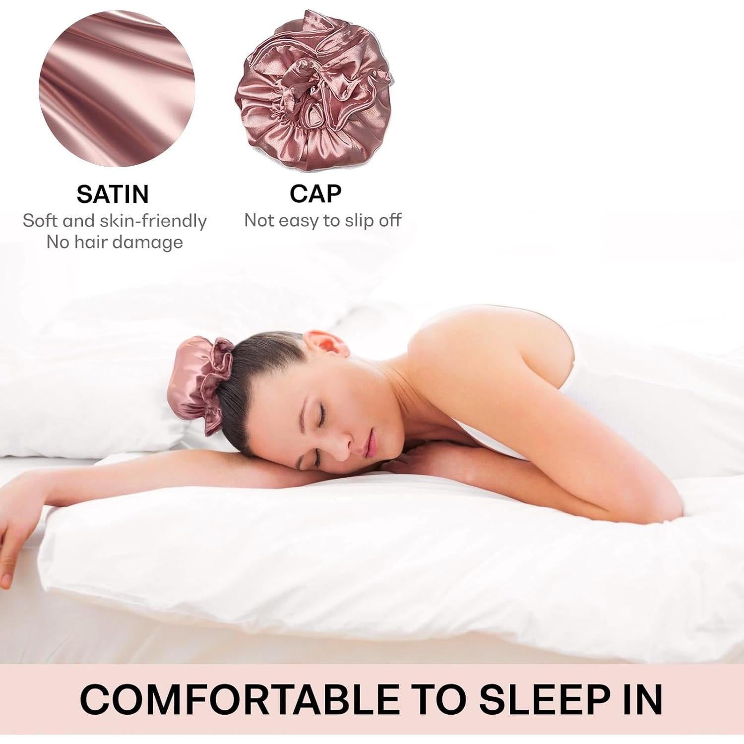 Rizadores de Cabello Sin Calor BLINKEEN 3 Sets Rosa - Suaves y Cómodos