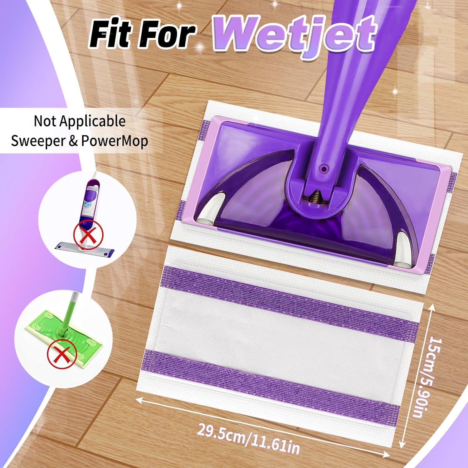 20 Almohadillas Desechables para Mop Jet Húmedo Hofosi