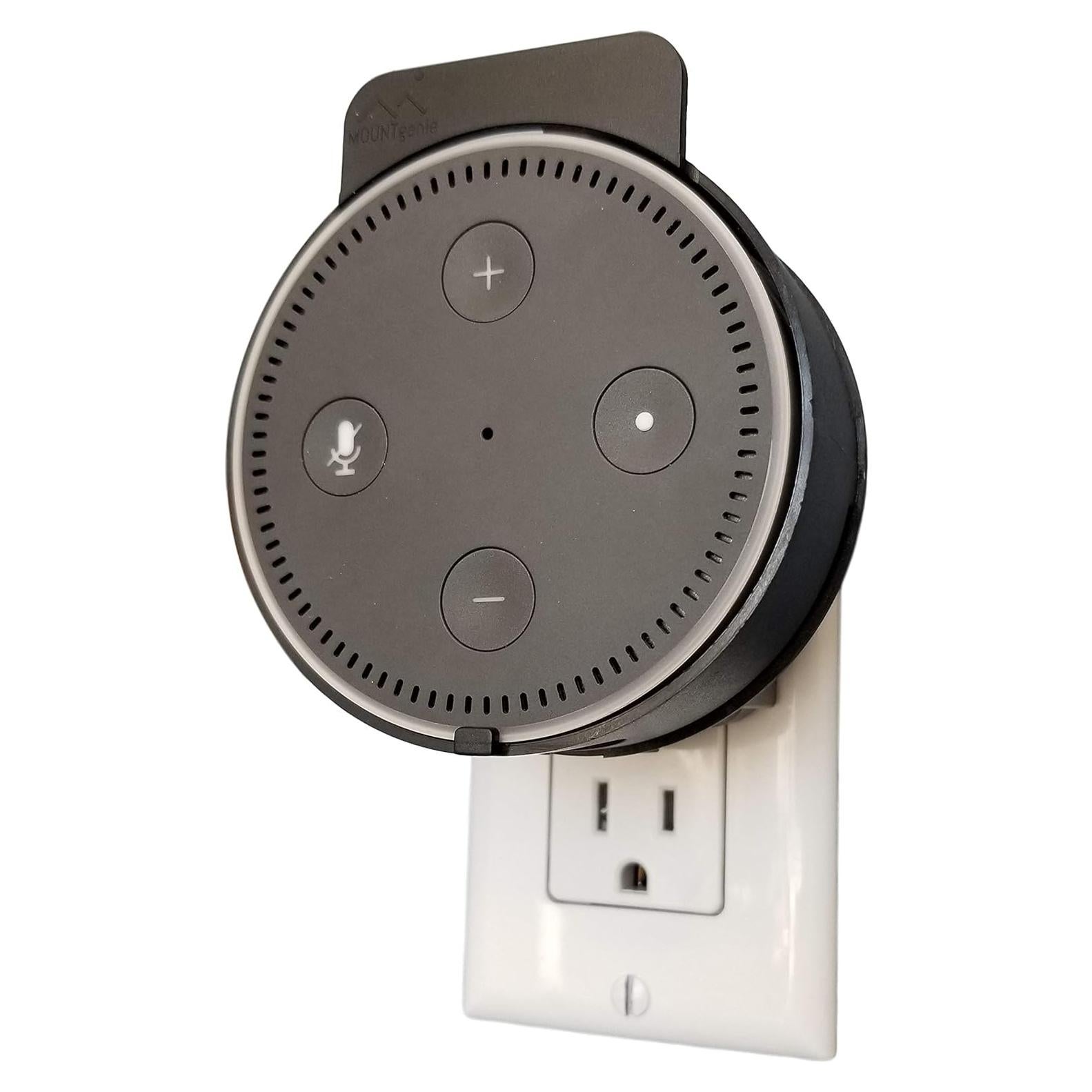 Soporte Deluxe Dot Genie para Amazon Echo Dot 2da Gen - Negro