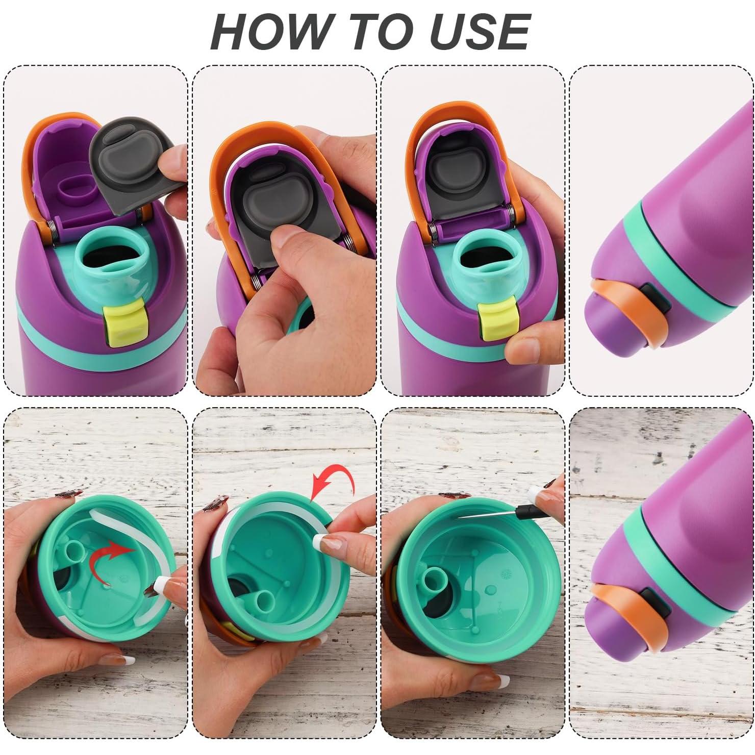 4 Piezas Tapones y Anillos de Sello Owala FreeSip Silicona