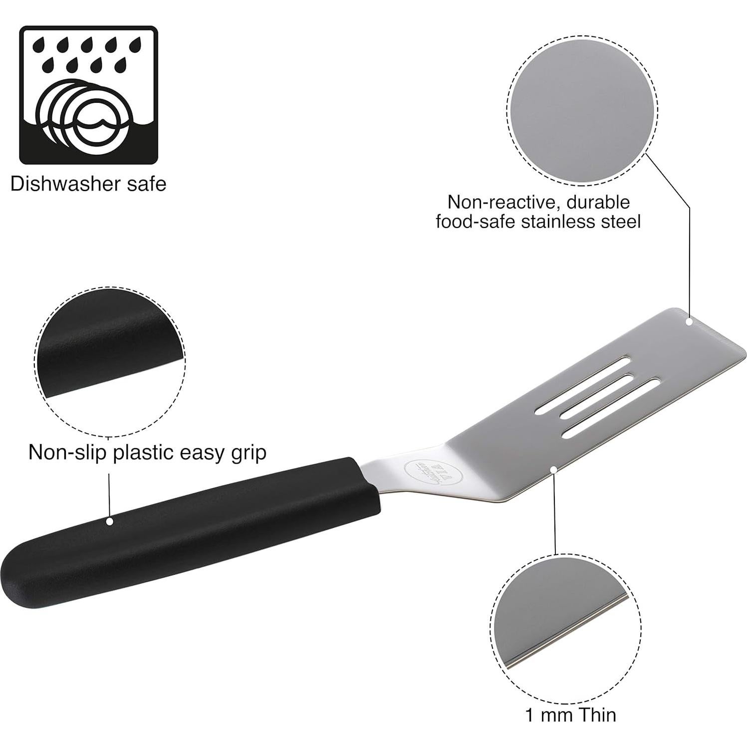 Espátula Mini KitchenVIA de Acero Inoxidable Antiadherente