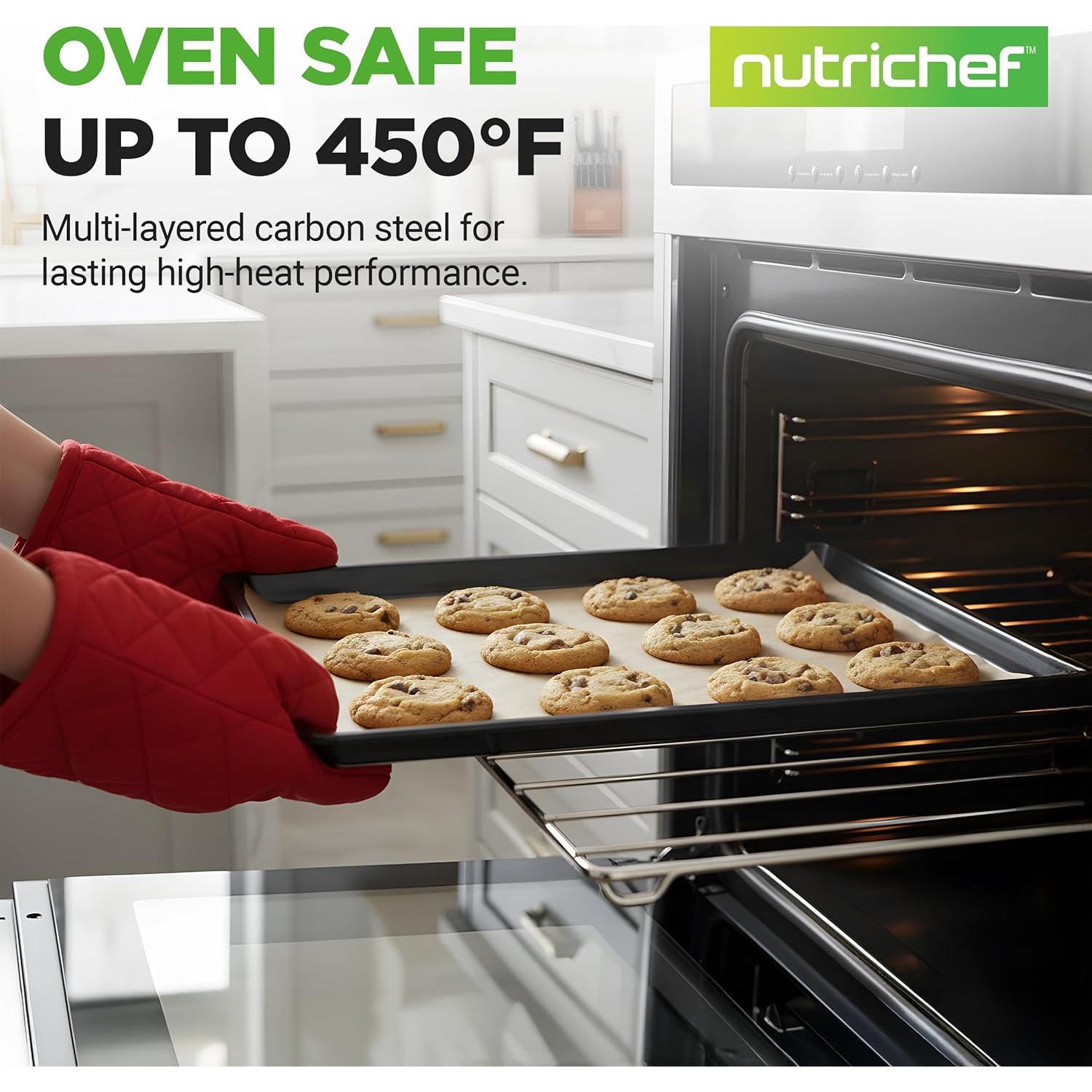 Bandeja para Hornear Antiadherente NutriChef 56x40 cm XL