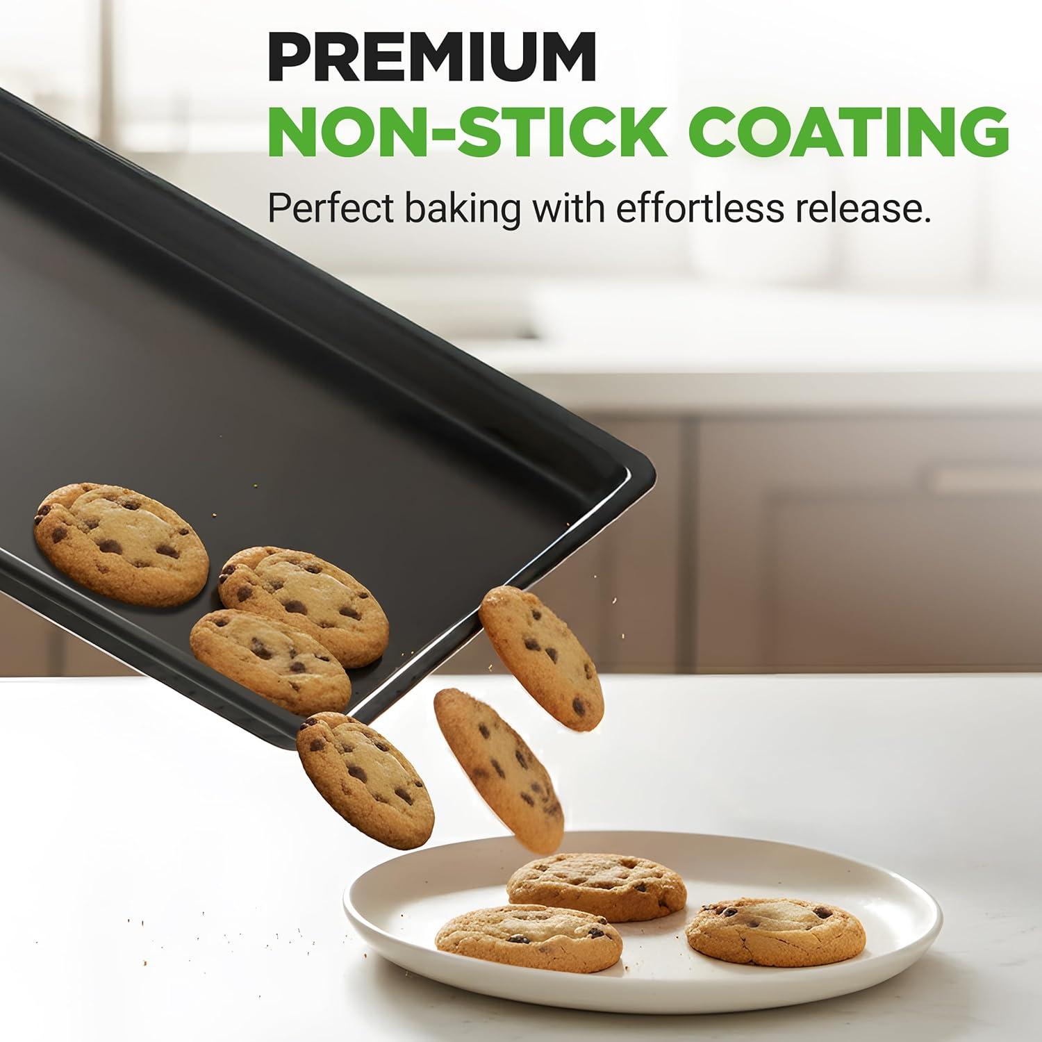 Bandeja para Hornear Antiadherente NutriChef 56x40 cm XL