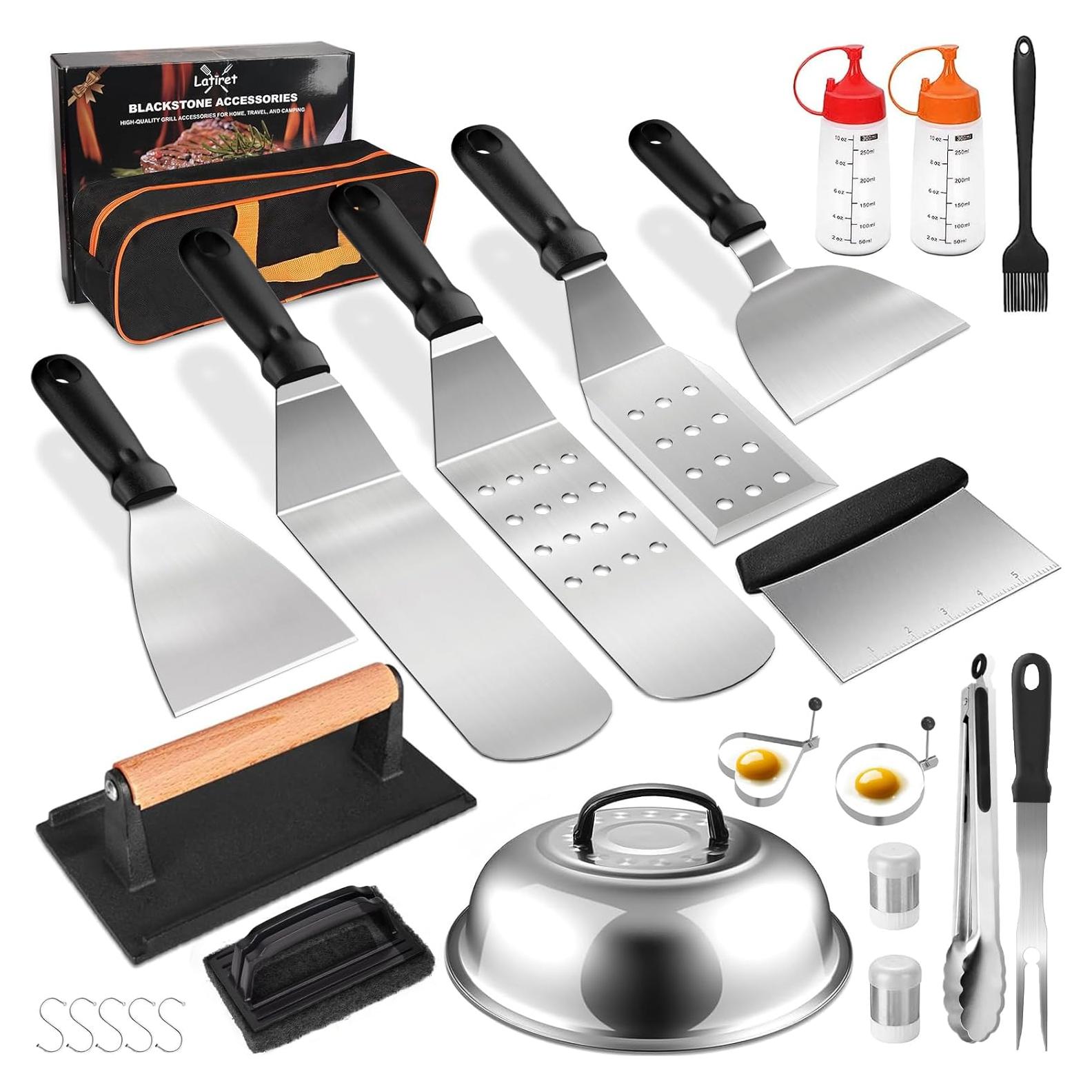 Kit de Accesorios para Plancha Latiret 24 Piezas BBQ