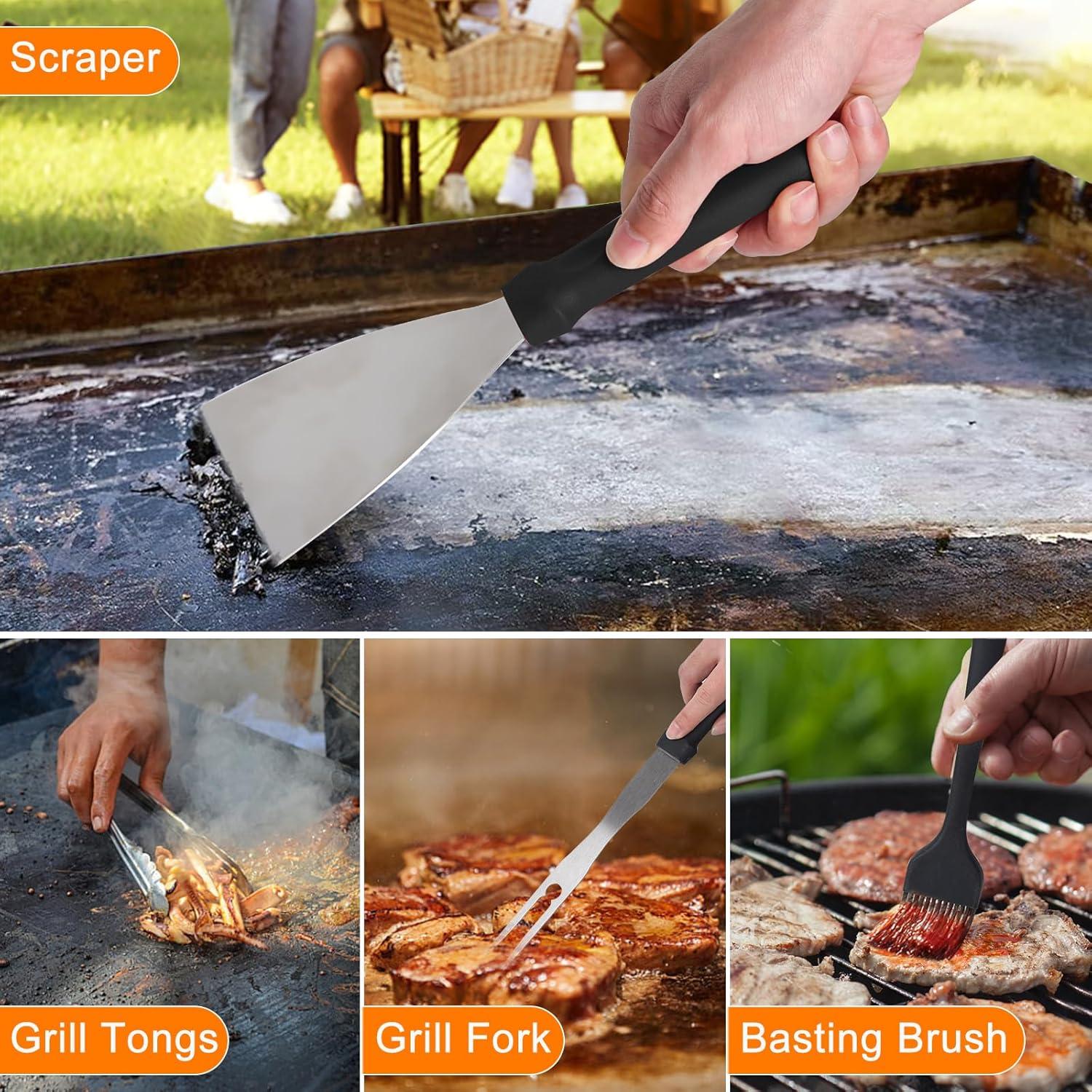 Kit de Accesorios para Plancha Latiret 24 Piezas BBQ