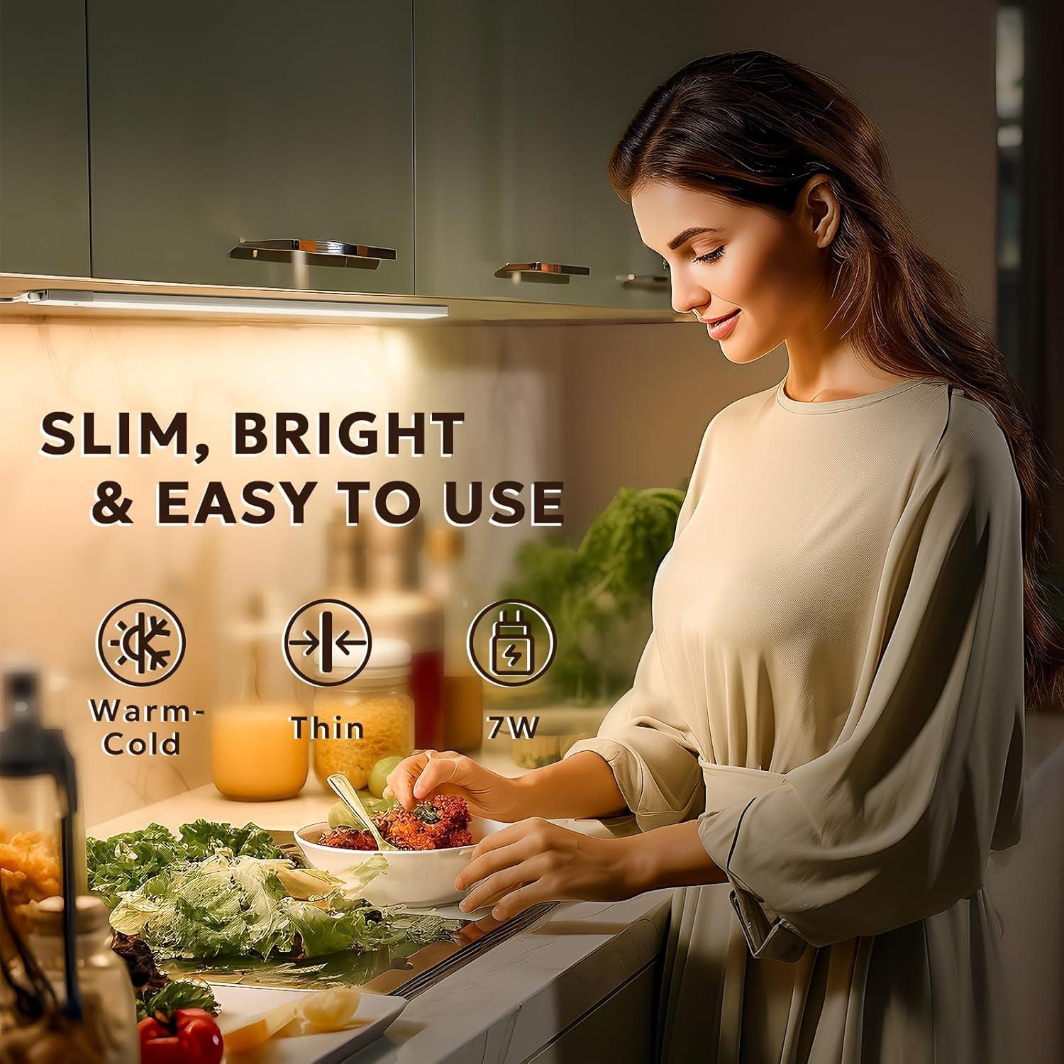 Luz LED Bajo Gabinete MYPLUS 30.48 cm 5 Temperaturas 7W