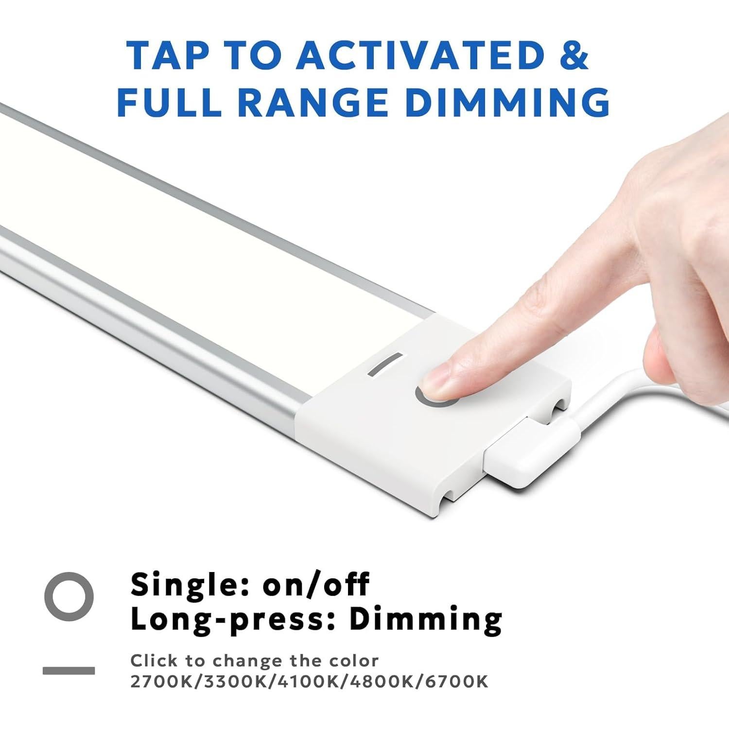 Luz LED Bajo Gabinete MYPLUS 30.48 cm 5 Temperaturas 7W