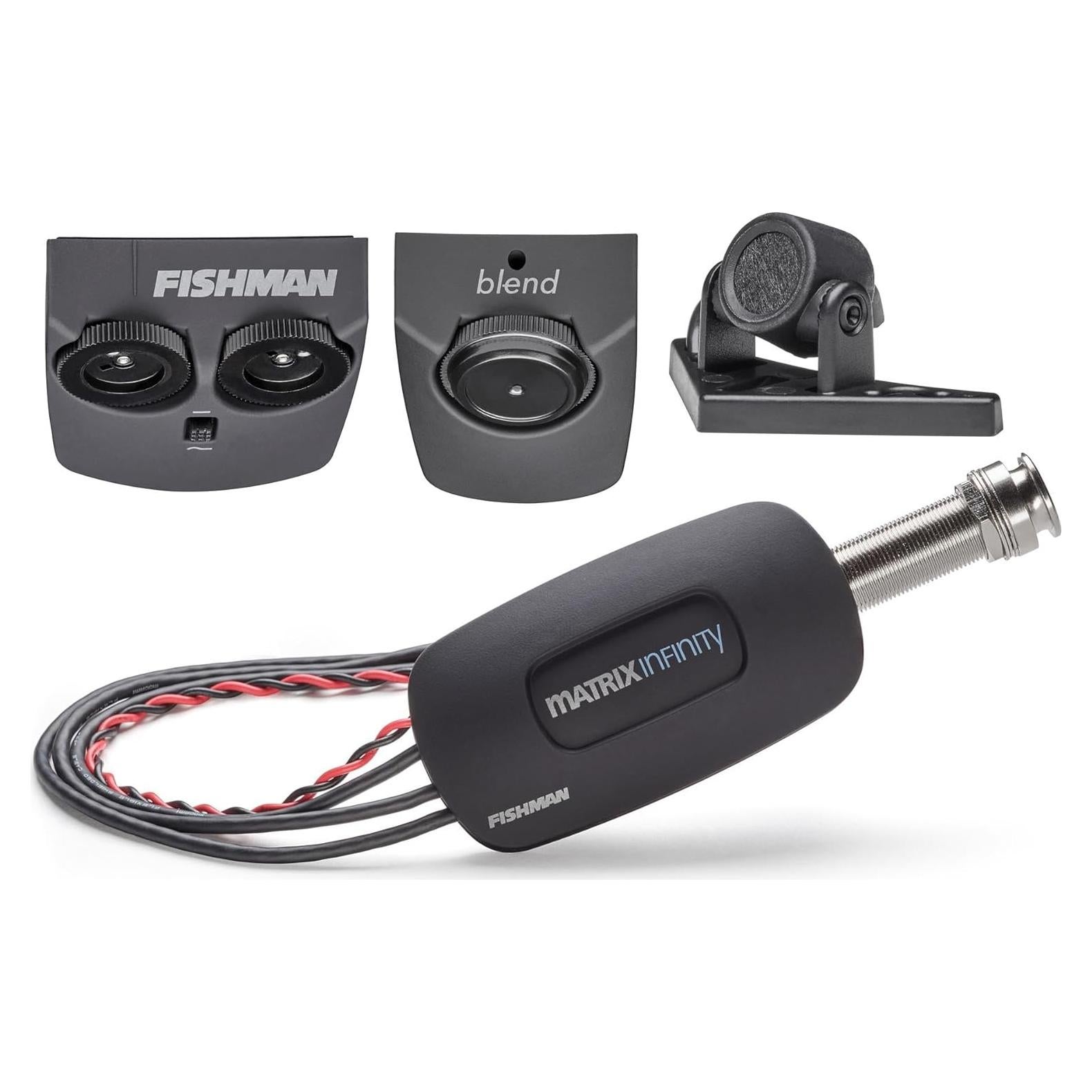 Captador Acústico Fishman Matrix Infinity Mic Blend - Montaje Estrecho