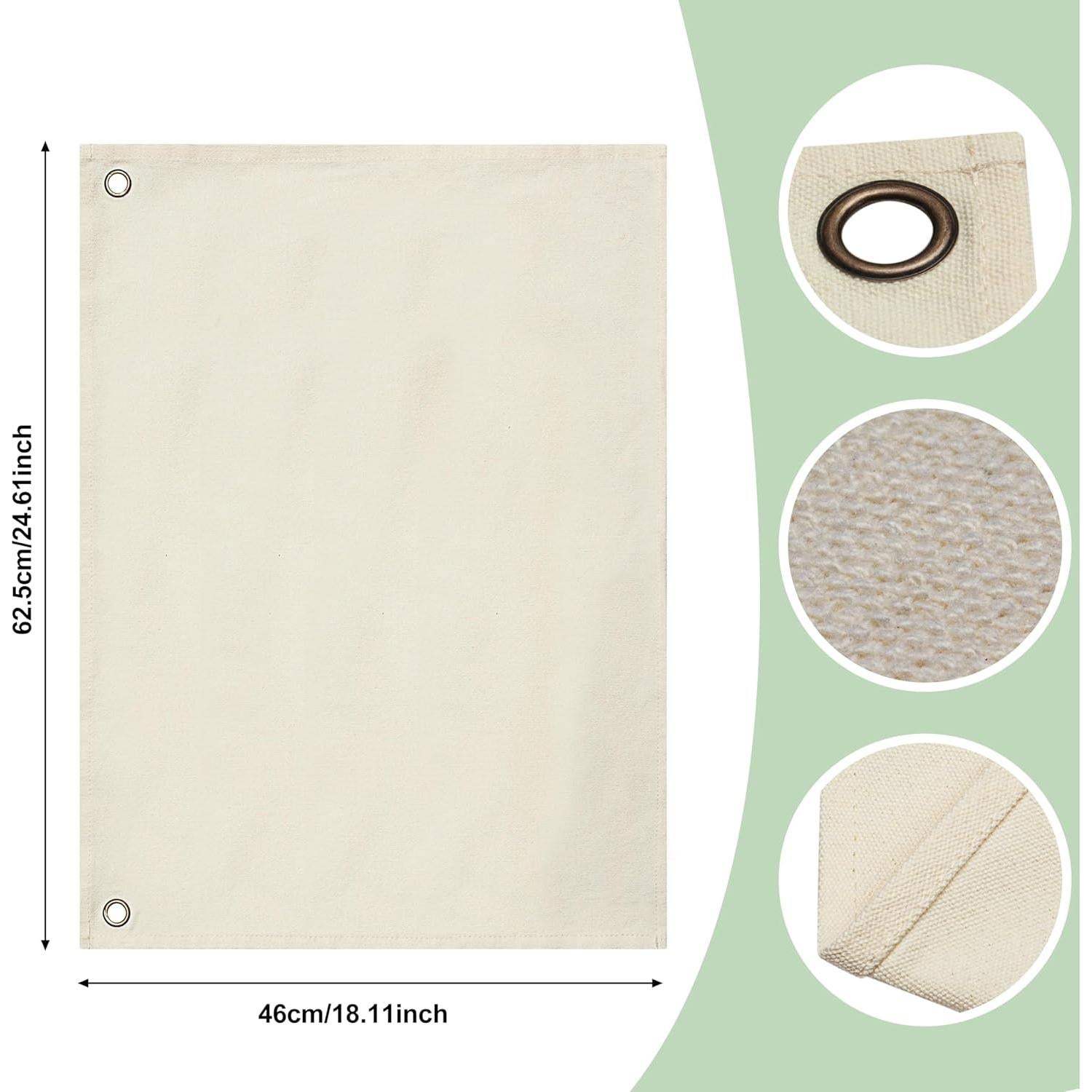 Banner de Lienzo Personalizado Lyla & Sage 66x46cm - 2 Paquetes