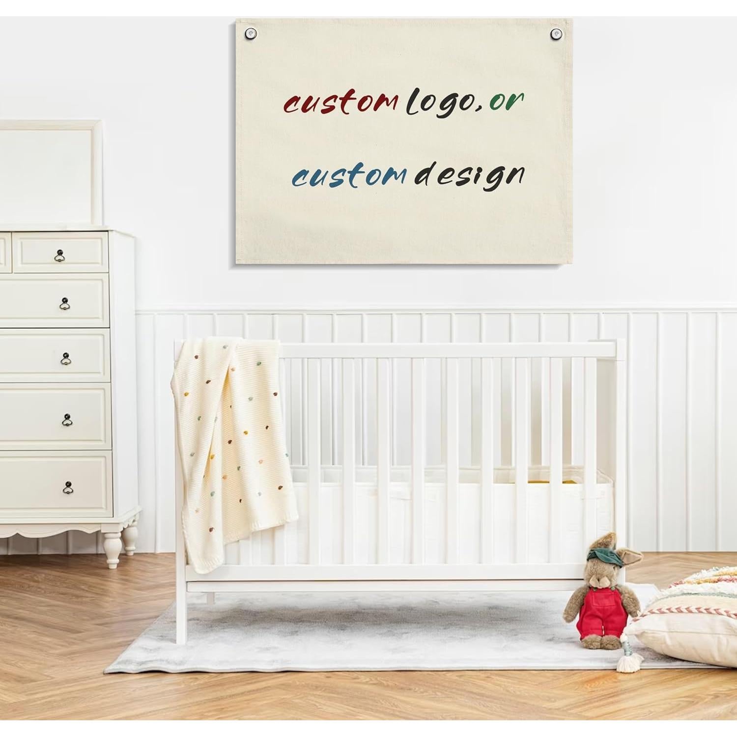 Banner de Lienzo Personalizado Lyla & Sage 66x46cm - 2 Paquetes