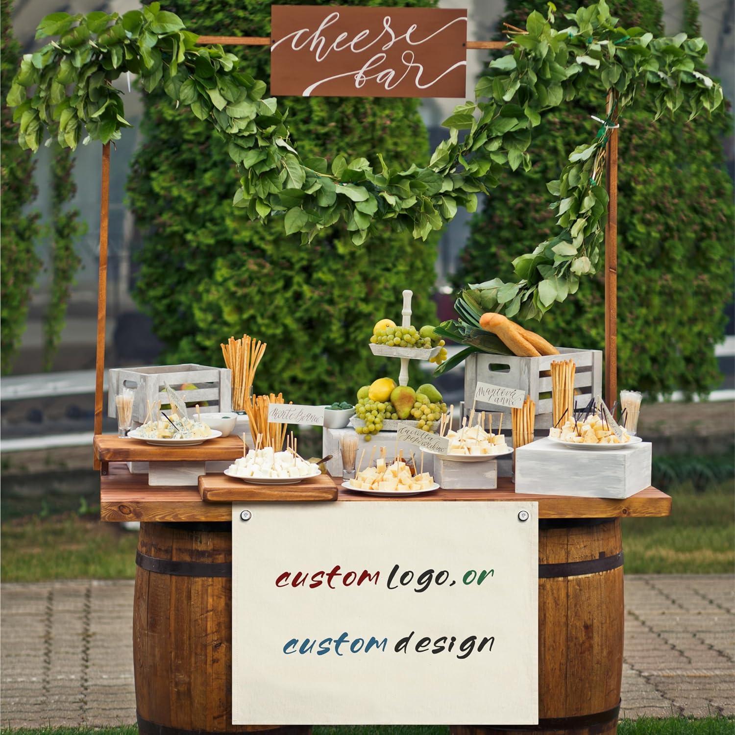 Banner de Lienzo Personalizado Lyla & Sage 66x46cm - 2 Paquetes