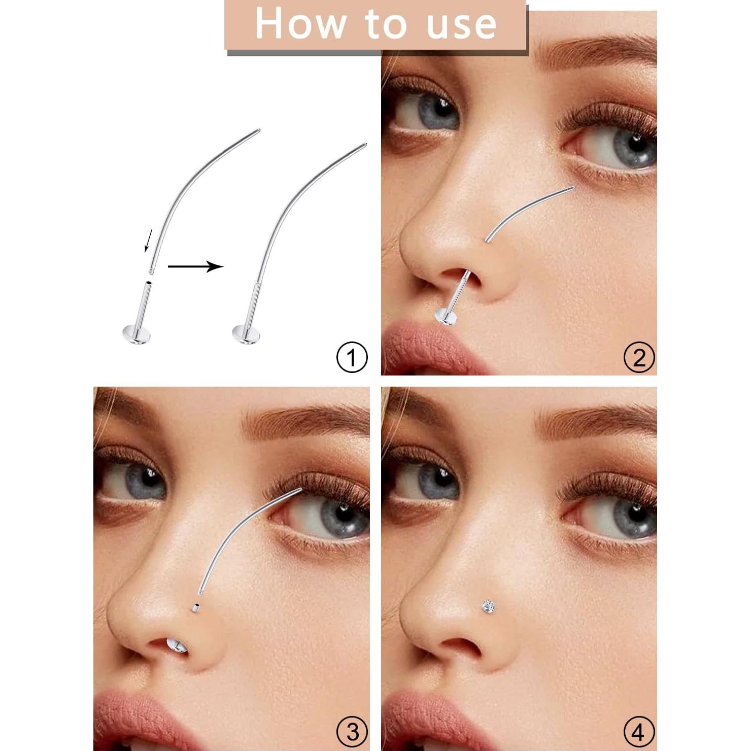 Piercing Taper 16G 18G 20G Acero Quirúrgico Joyería