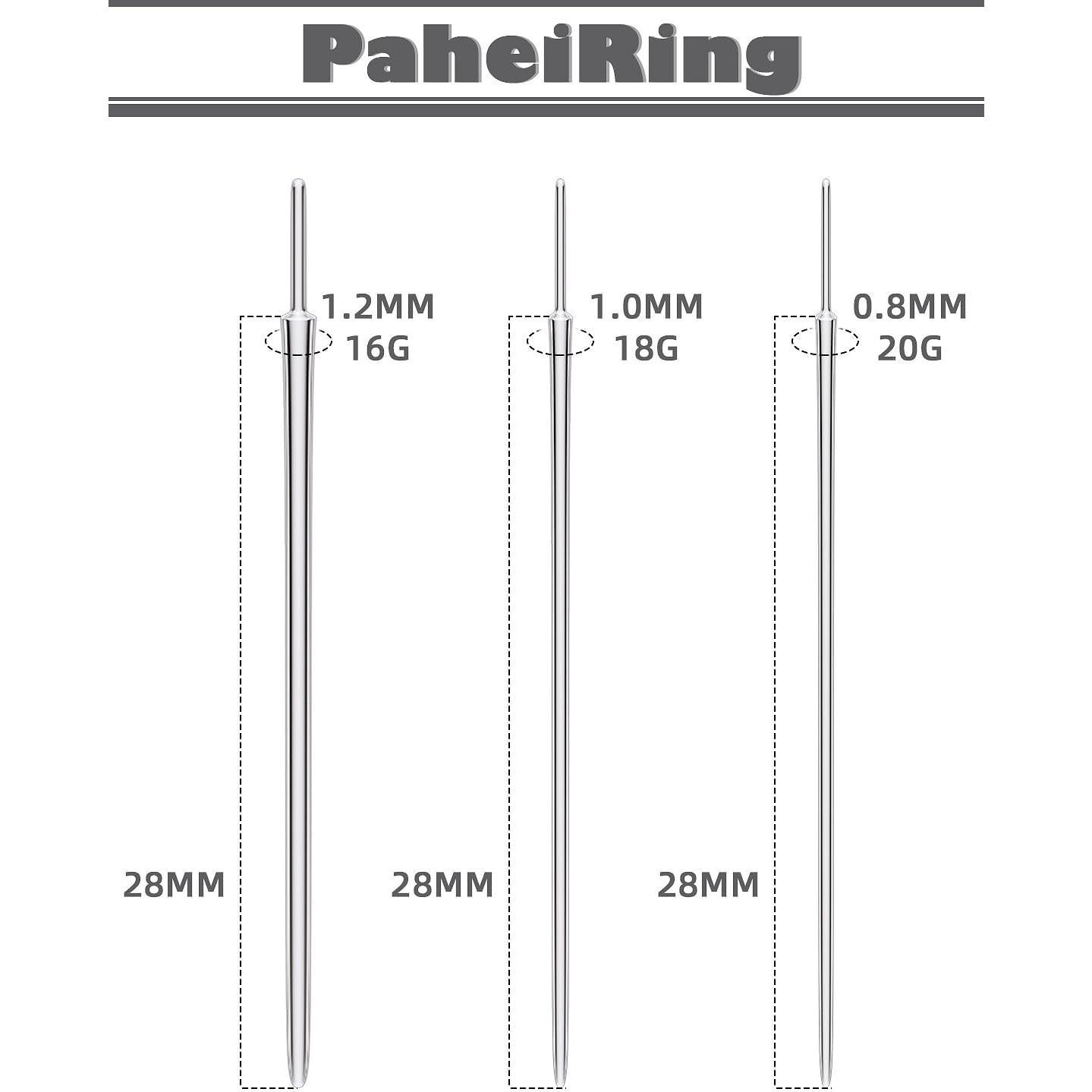Piercing Taper 16G 18G 20G Acero Quirúrgico Joyería