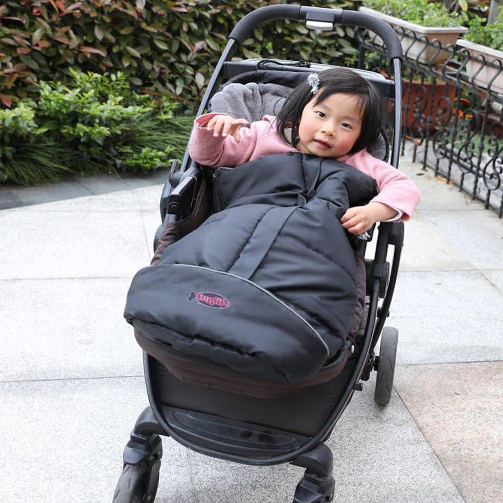 Saco de Dormir para Cochecito Funlife Negro 107x46 cm Impermeable
