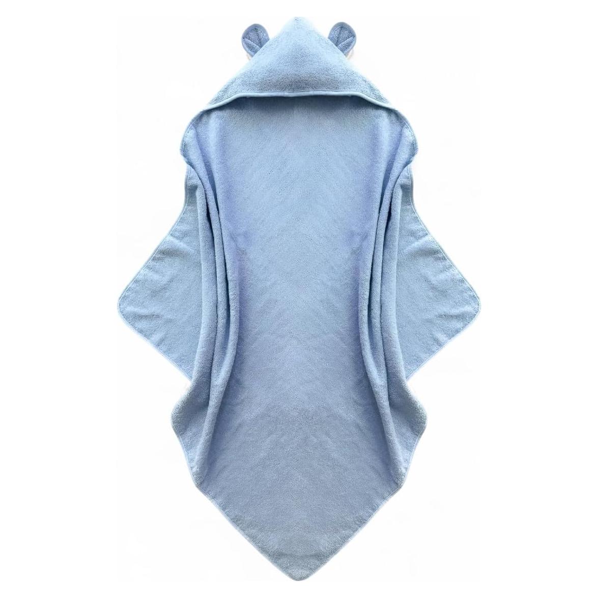 Poncho de Toalla Odaaa Algodón Orgánico 84cm con Capucha Oso