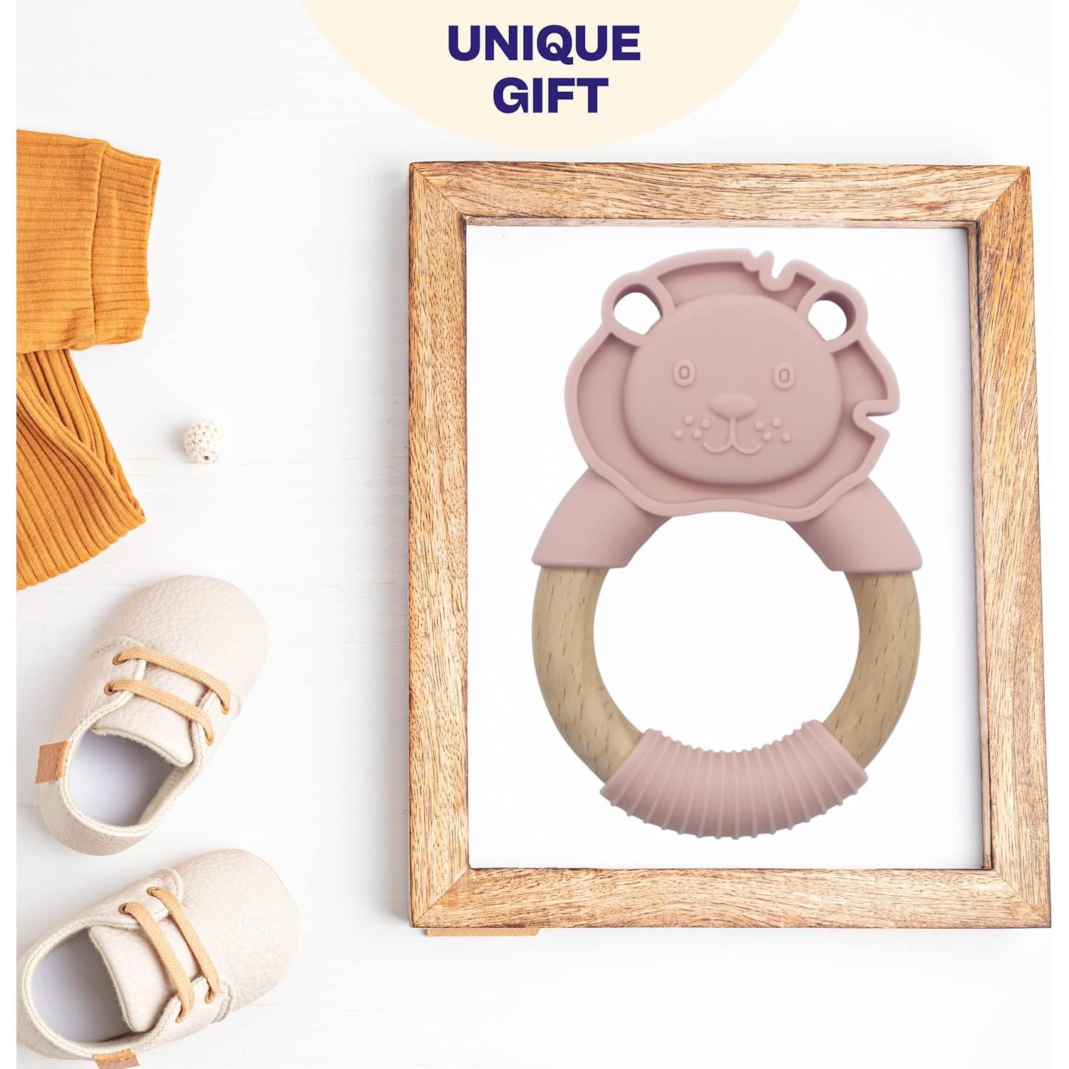 Mordedor de Silicona SOFIAL Premium para Bebés - León