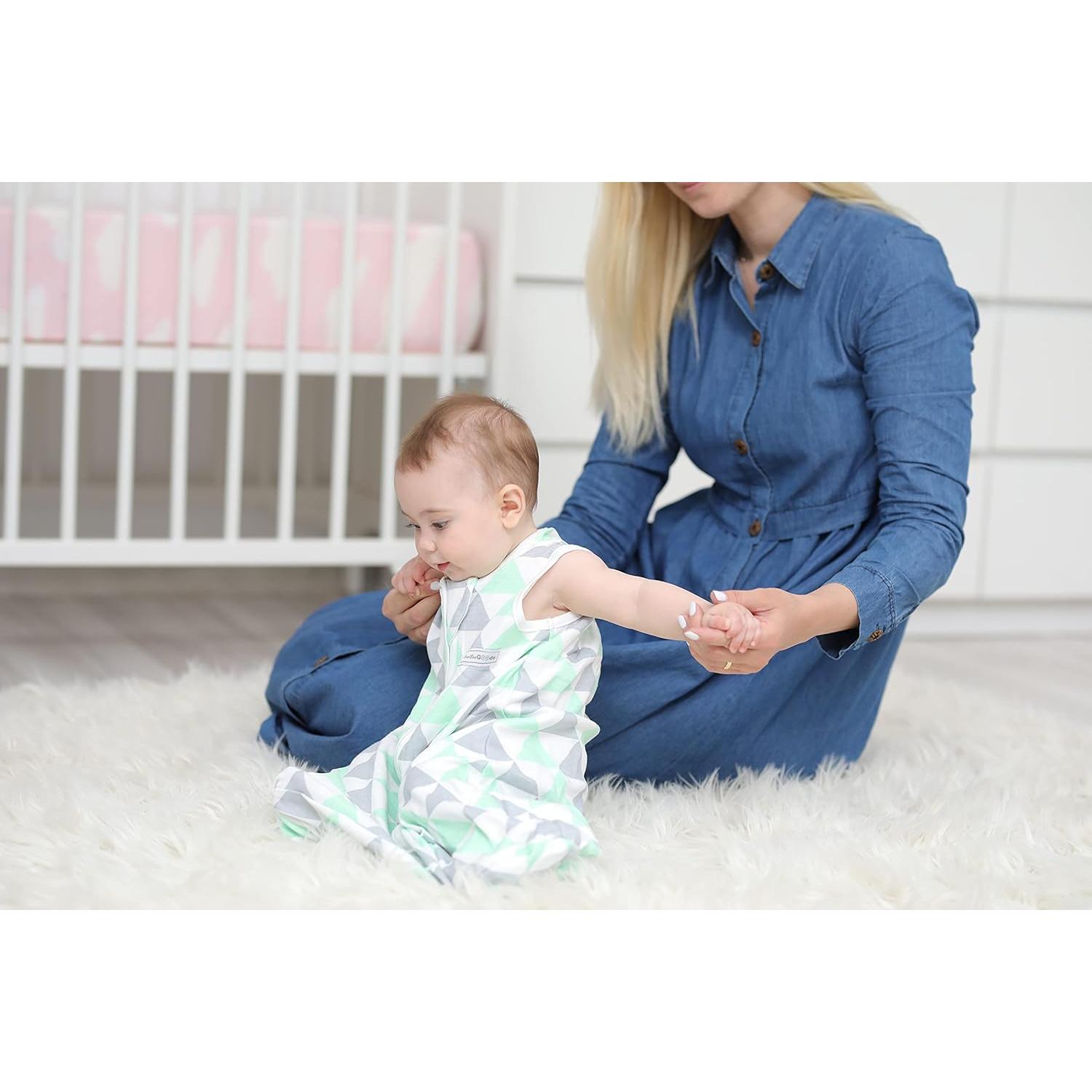 Saco de Dormir para Bebé BaeBae 100% Algodón 12-18 Meses Verde