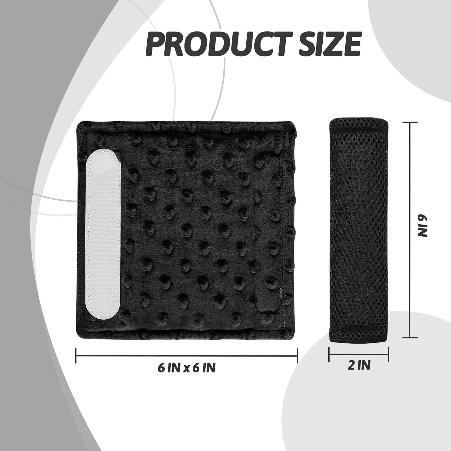 Cubiertas de Cinturón de Asiento para Bebés LW0009 - Suave Franela y Malla