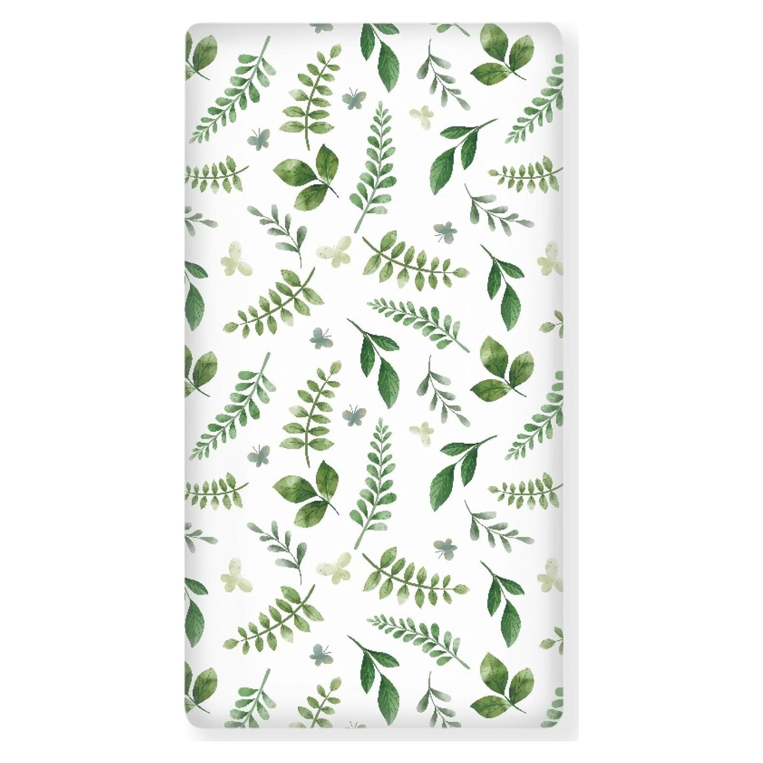 Funda de Cuna Ajustada Winpema Verde Hoja 71x132 cm