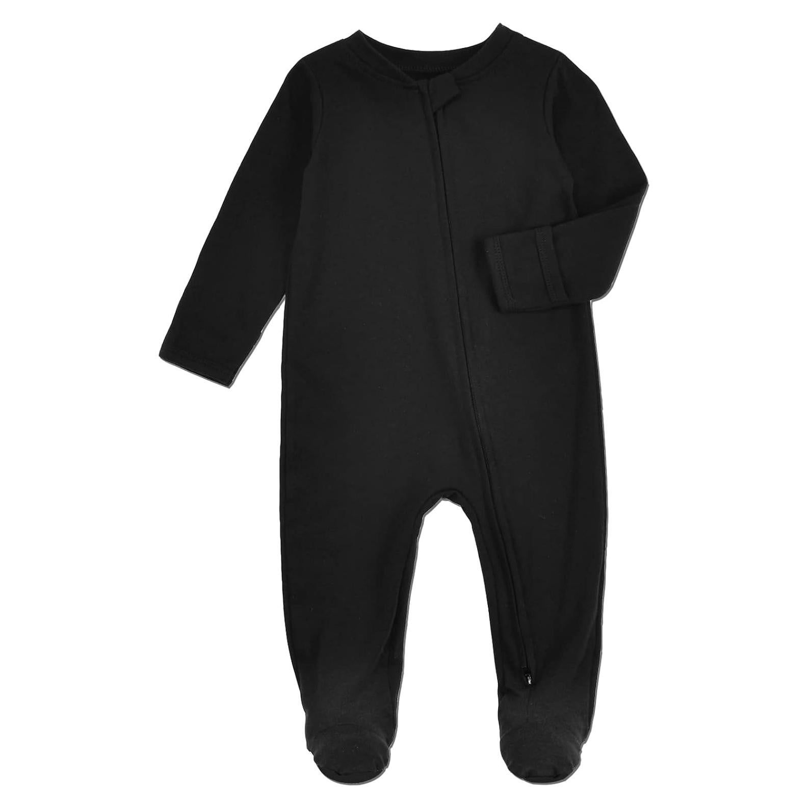 Pijama de pies Aablexema algodón orgánico 0-12 meses con mitones