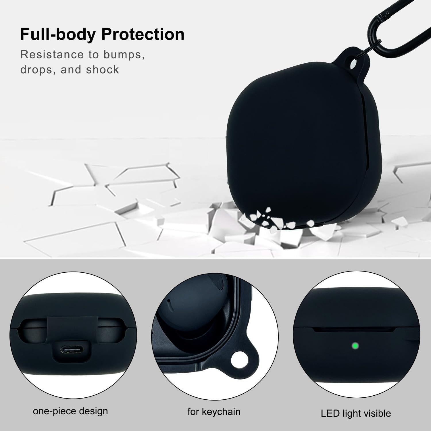 Funda de Silicona KOUJAON para Galaxy Buds FE/2 Pro/2/Pro/Live