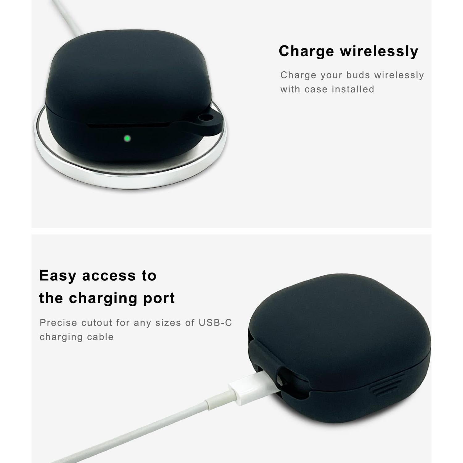 Funda de Silicona KOUJAON para Galaxy Buds FE/2 Pro/2/Pro/Live